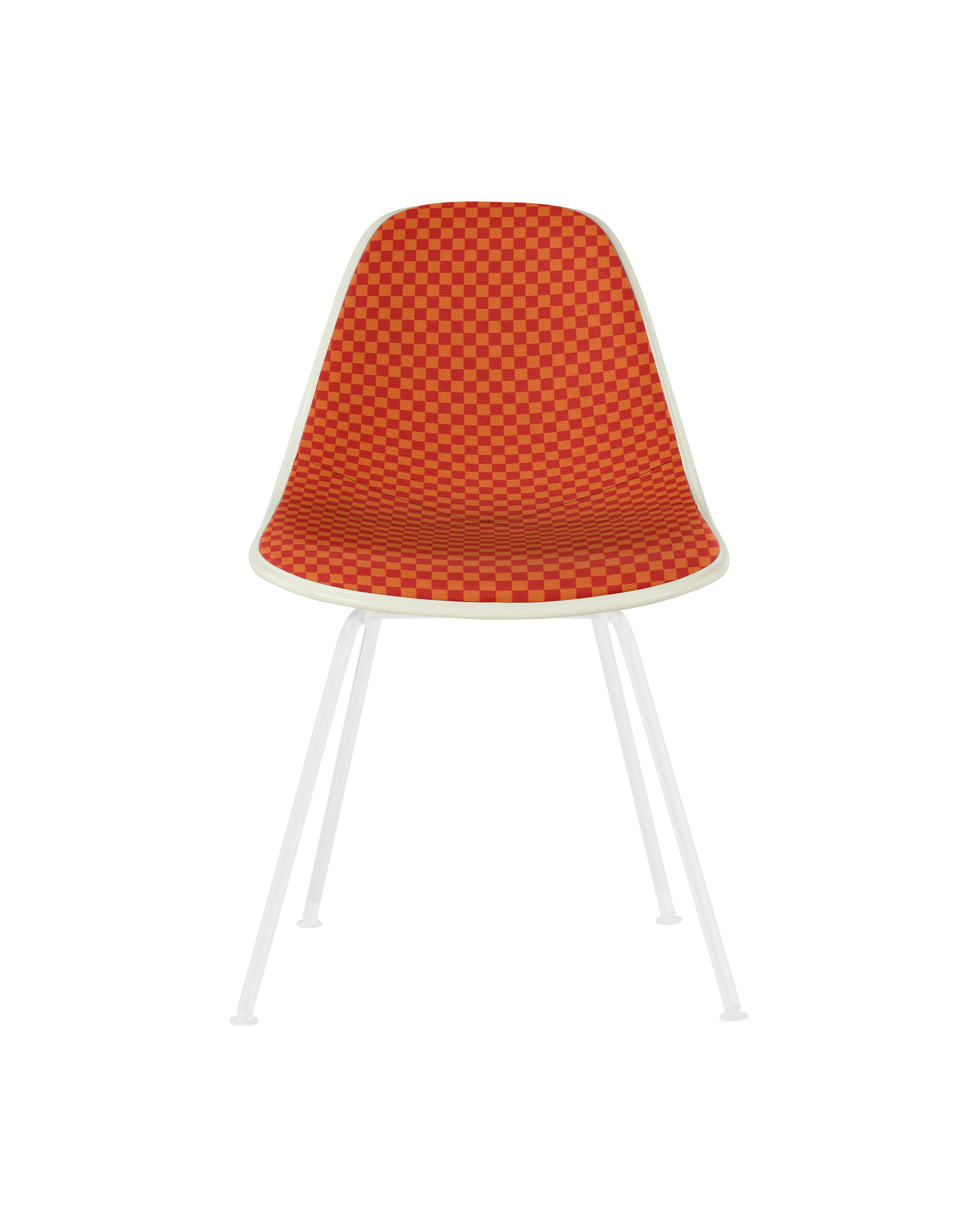 Eames Upholstered Molded Fiberglass Side Chair