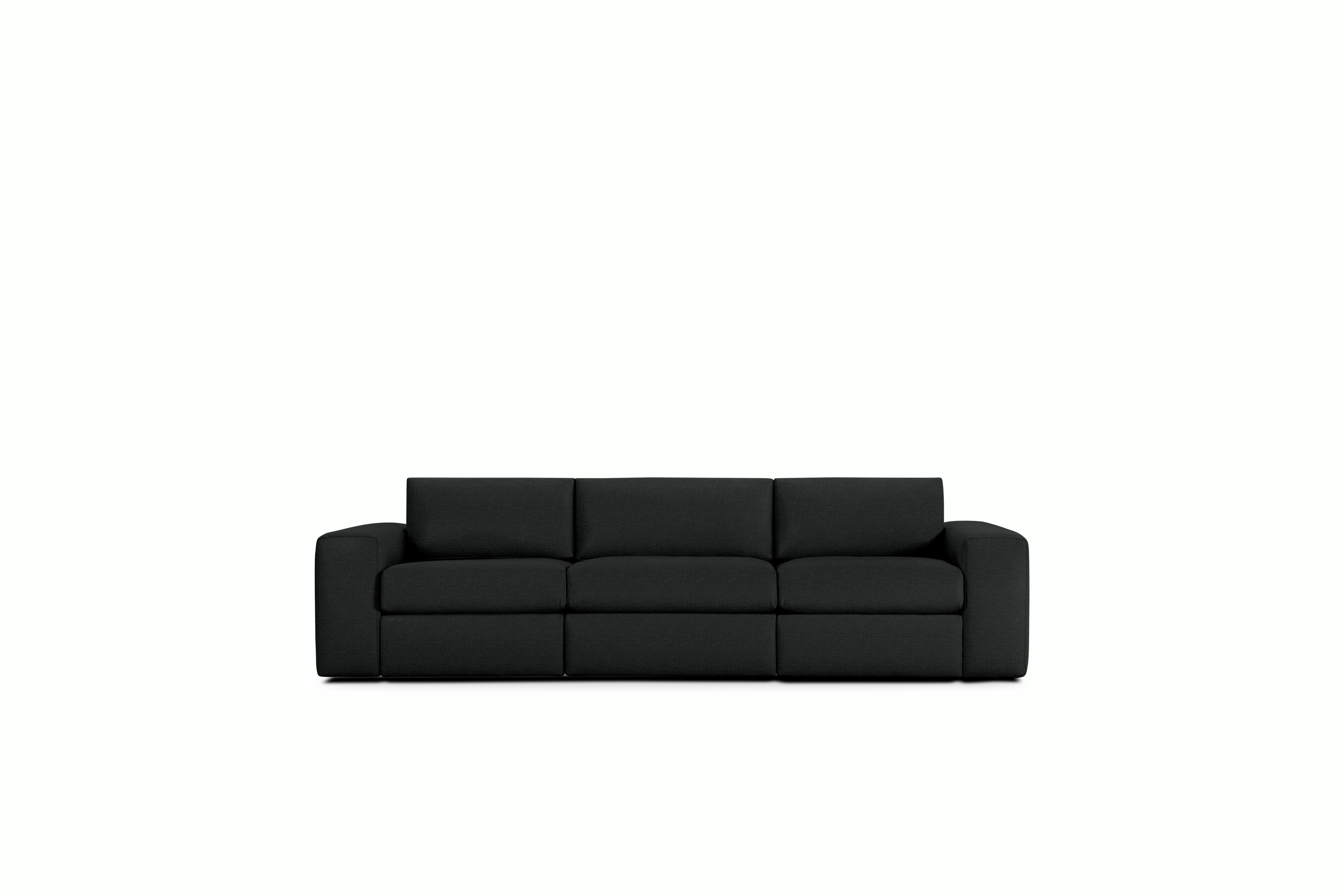Irvin Sofa - Three-Seater,  Pebble Weave,  Cinder
