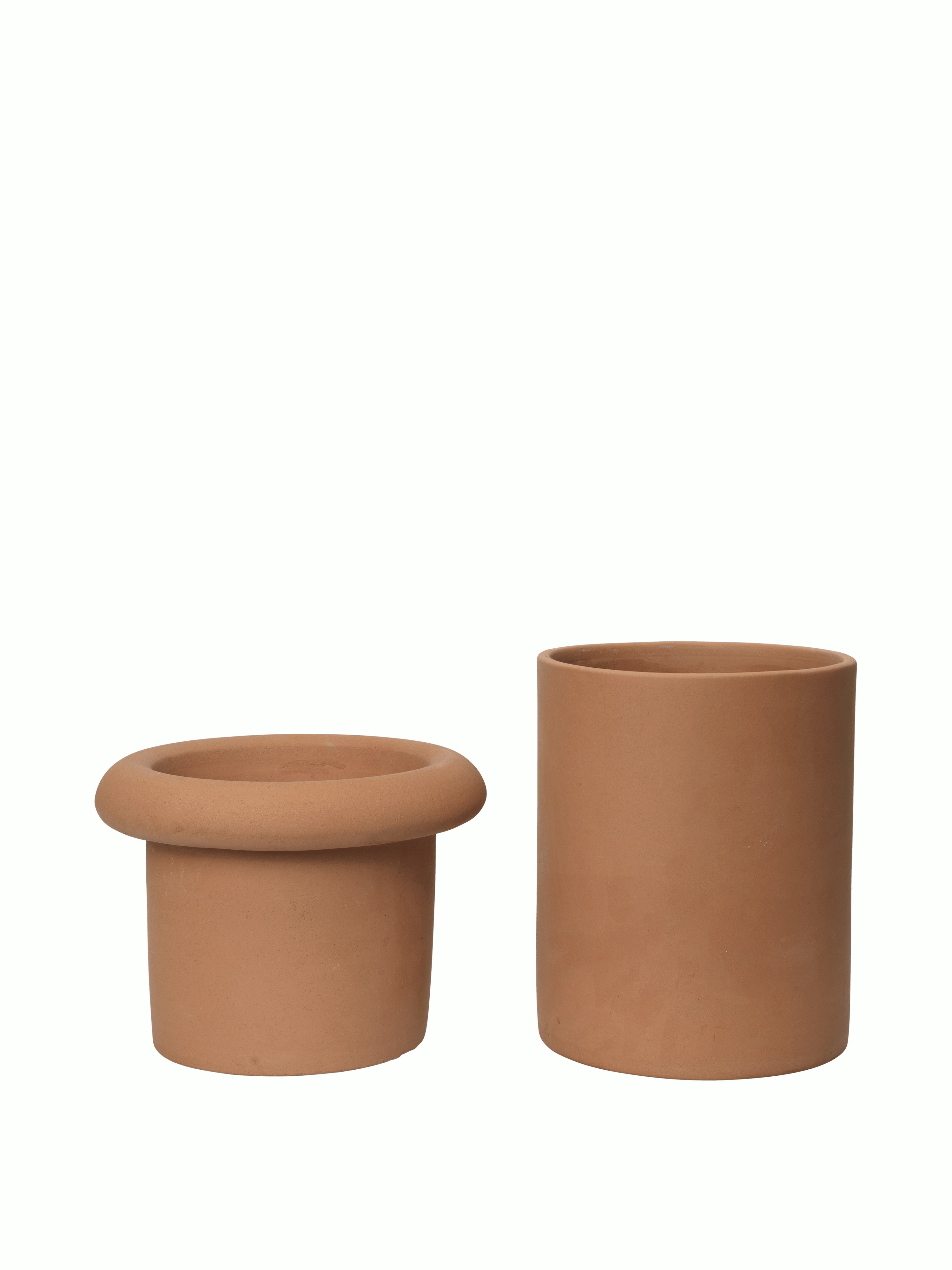 Rollo Pot in Terracotta with removable ring