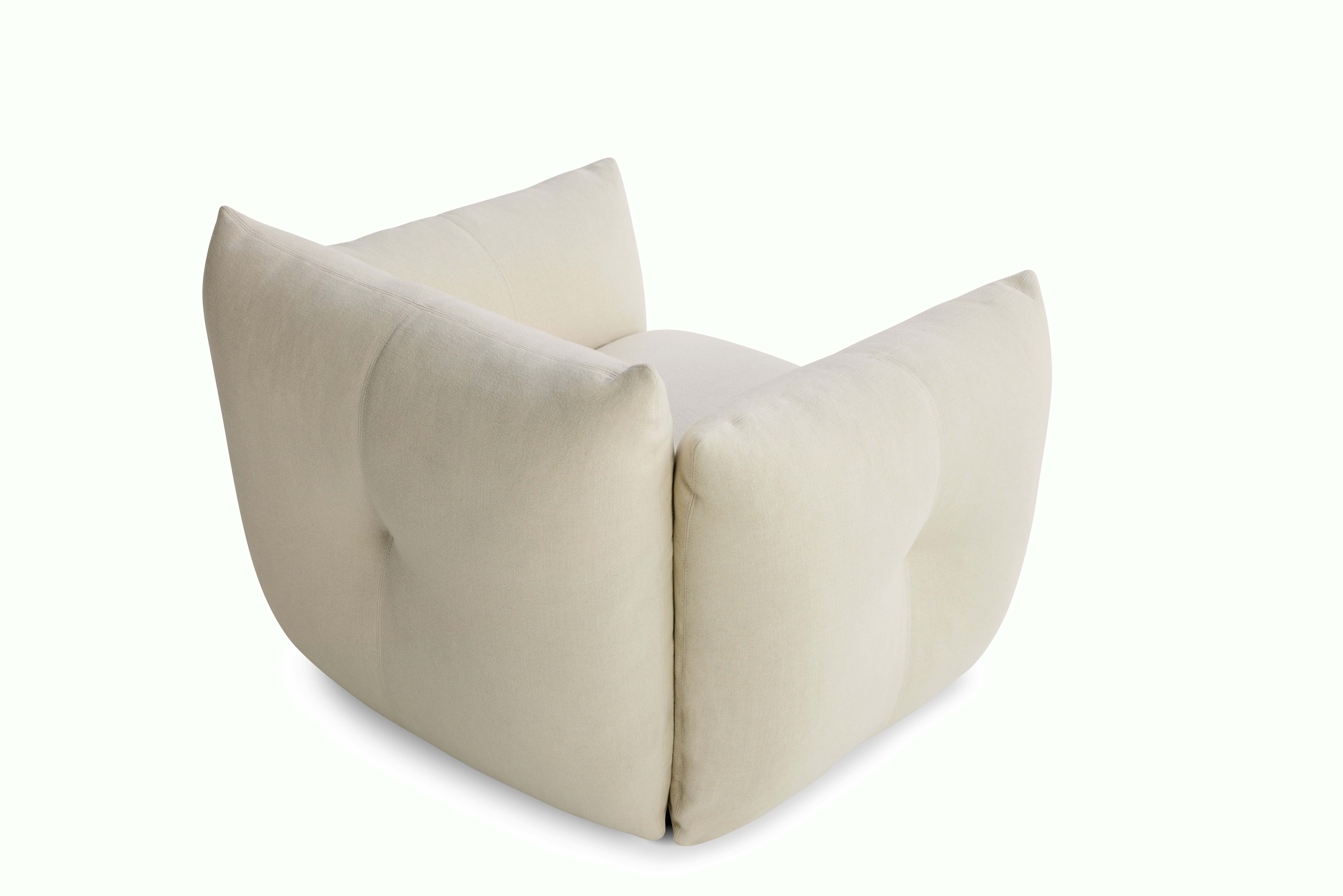 Perron Pillo Lounge Chair - Swivel or Fixed,  Haven,  Ivory