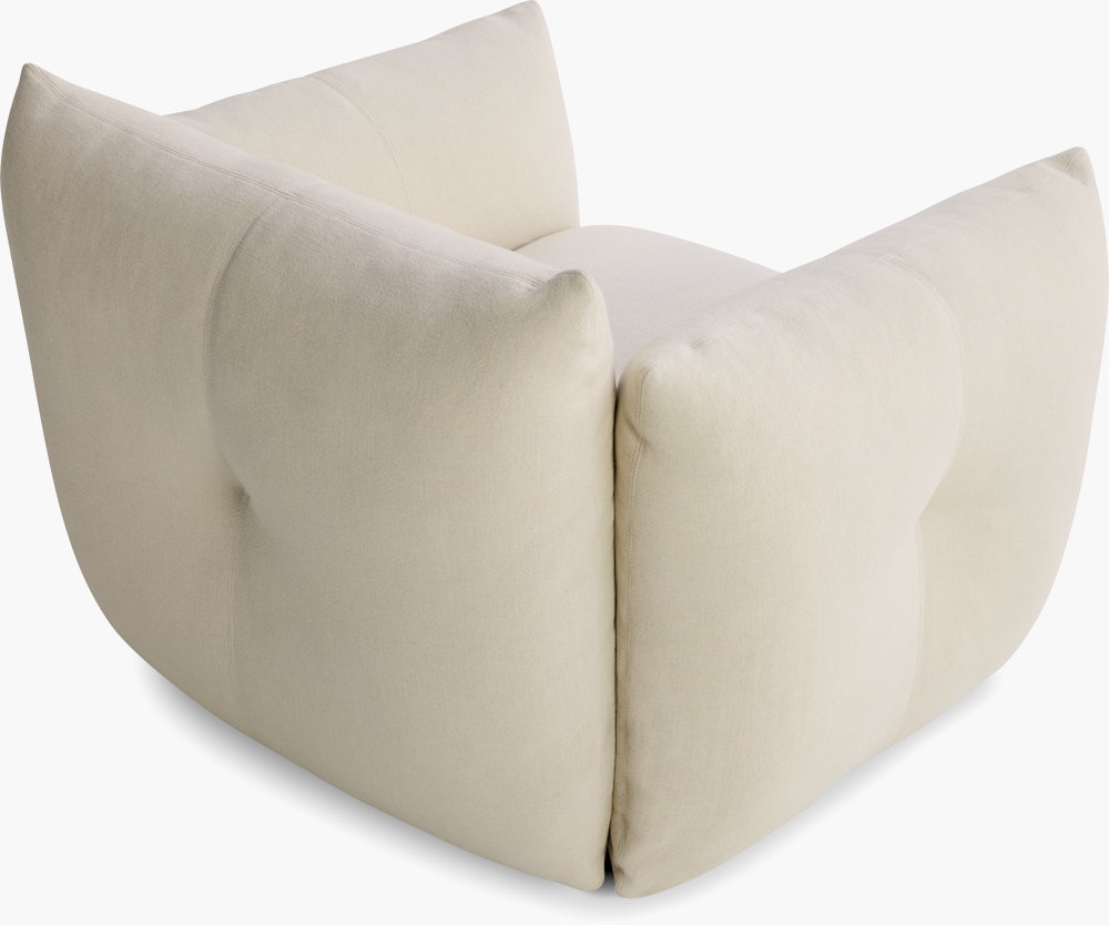 Perron Pillo Lounge Chair - Swivel or Fixed,  Haven,  Ivory