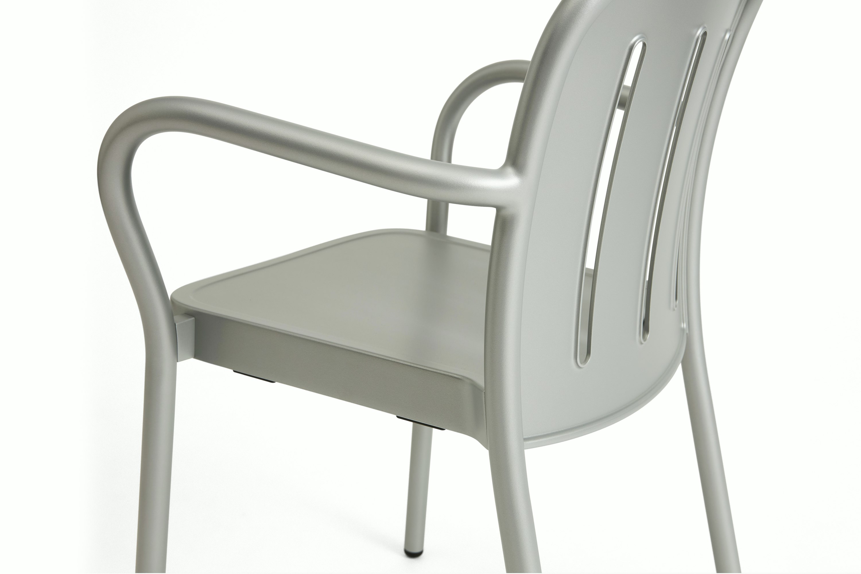 Deville Chair - Armchair, Silver Grey