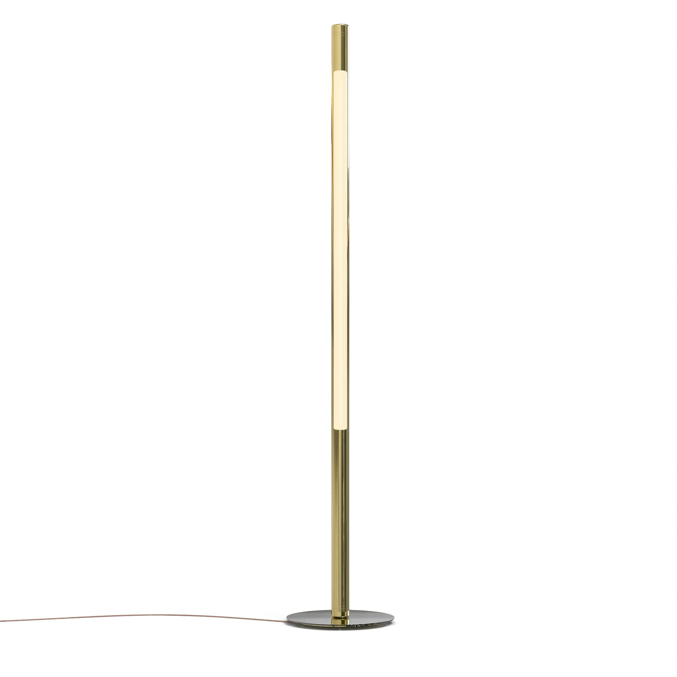 Pipeline Floor Lamp - Brass