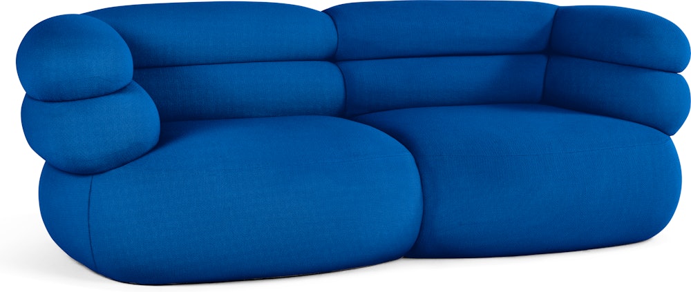Biboni Sofa - Two Seater,  Stretch Appeal,  Cobalt