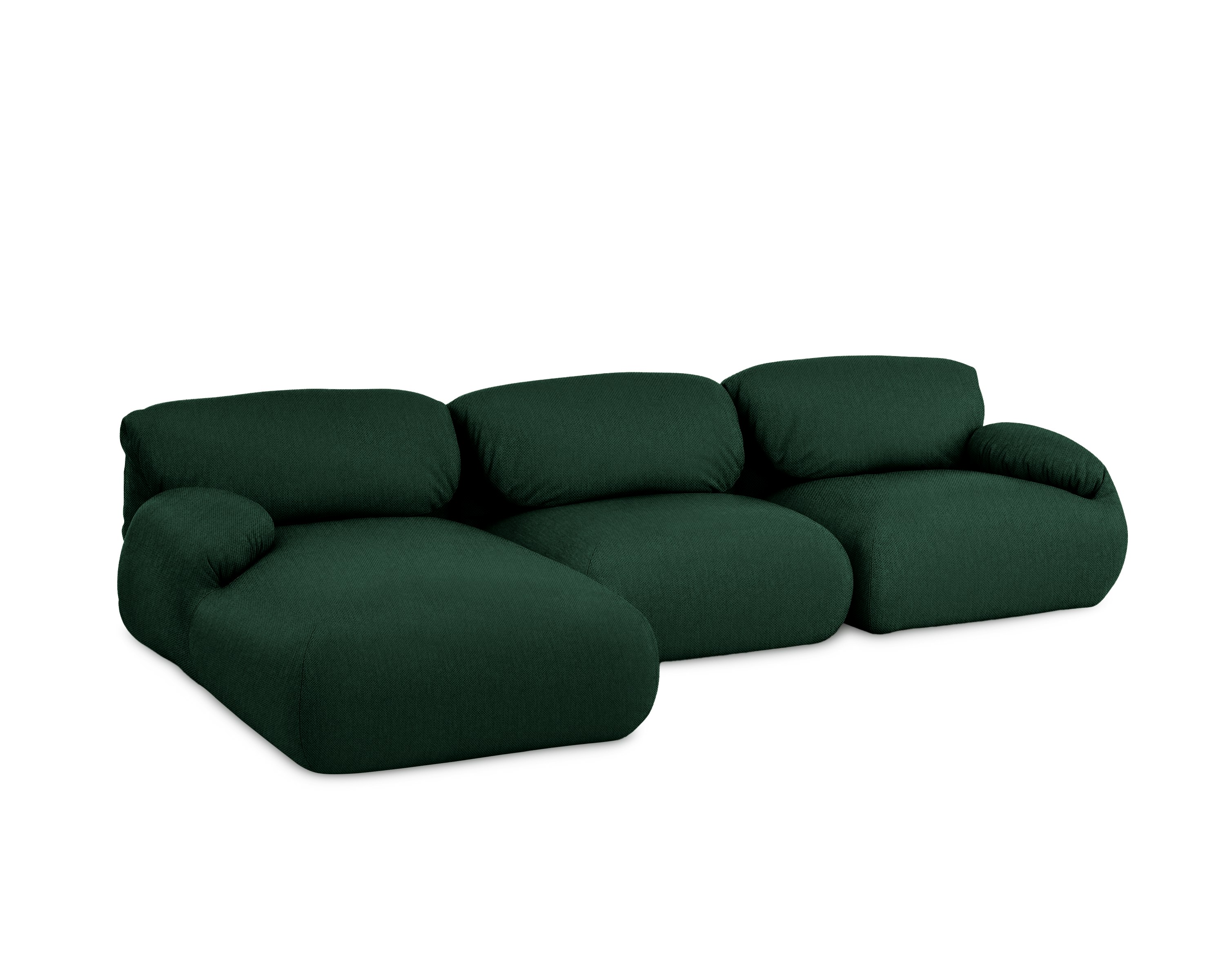 Luva Modular 3 Seat Sectional - Left,  Mode,  Outdoors