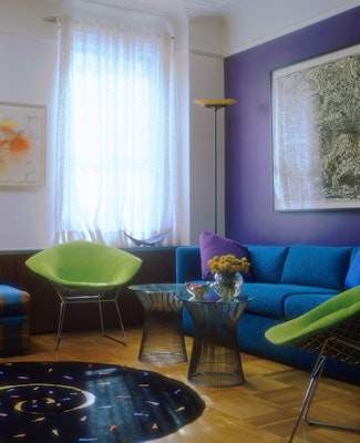 Bertoia Diamond Chair Platner Side Table