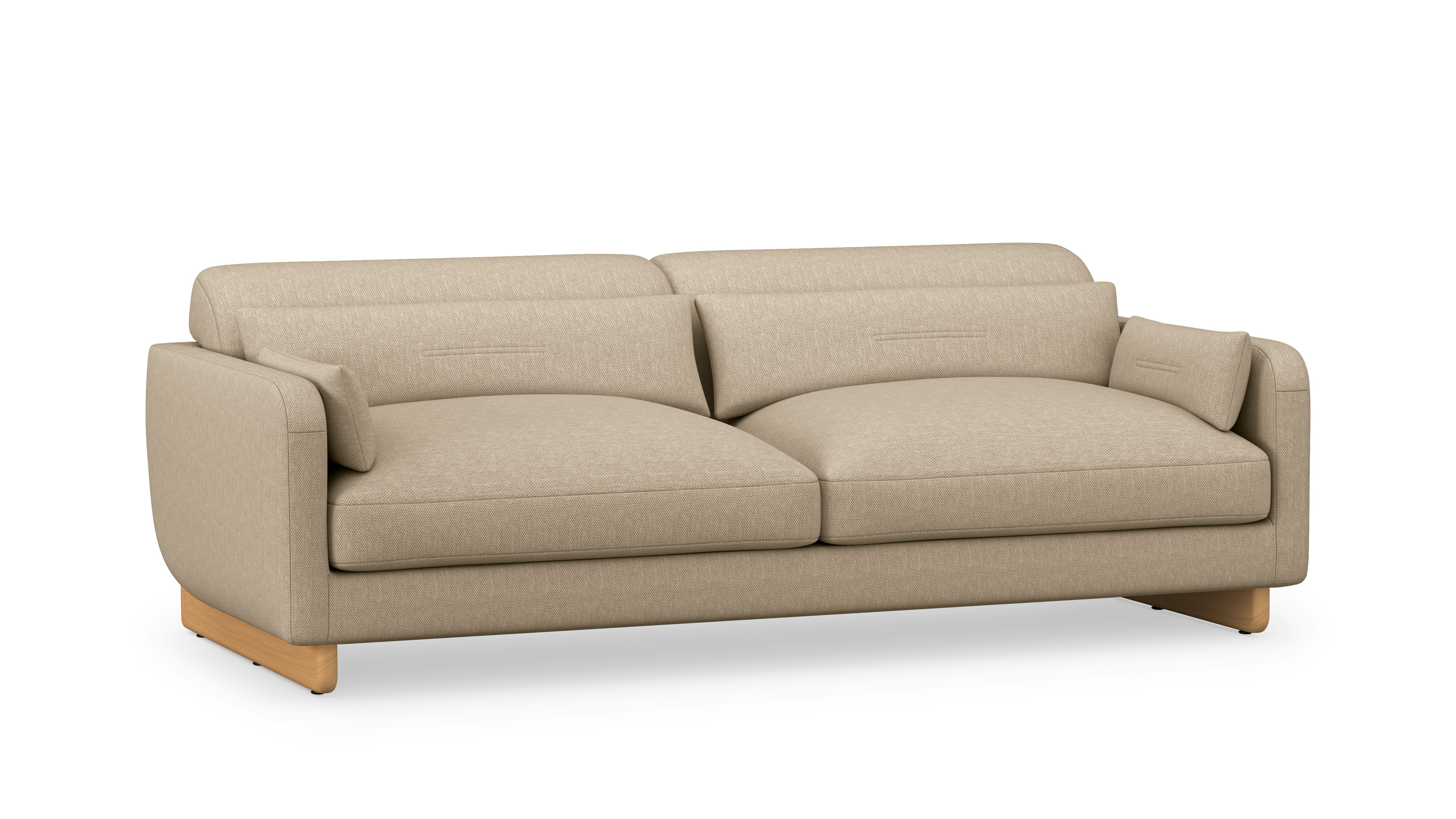 Contra Sofa - 84 Inch, Mode, Basket, Oak