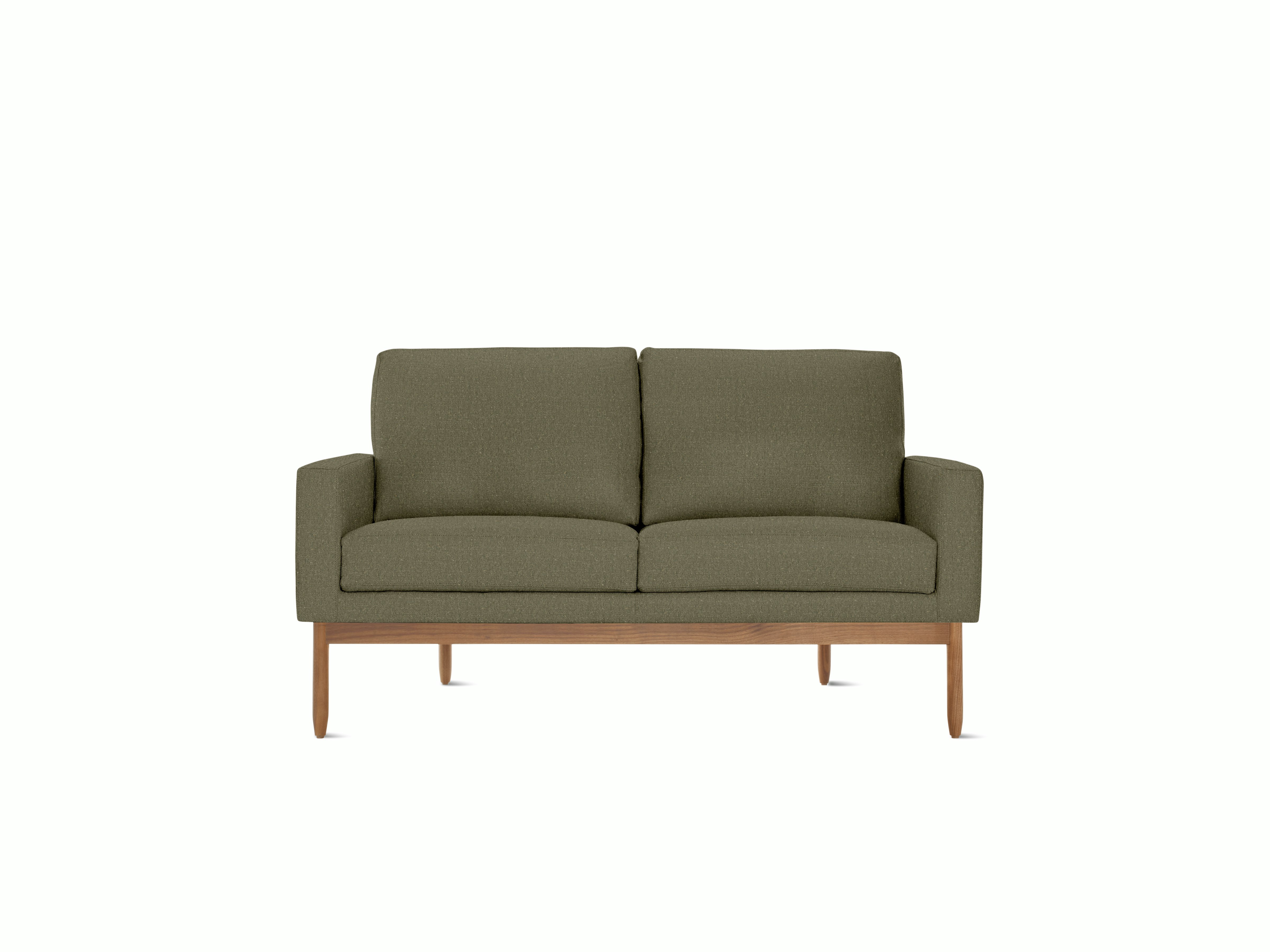 Raleigh Sofa - Two Seat,  Walnut,  Album Linen,  Spruce
