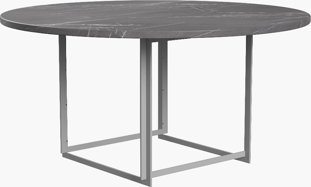 PK54 Dining Table - Black Marble