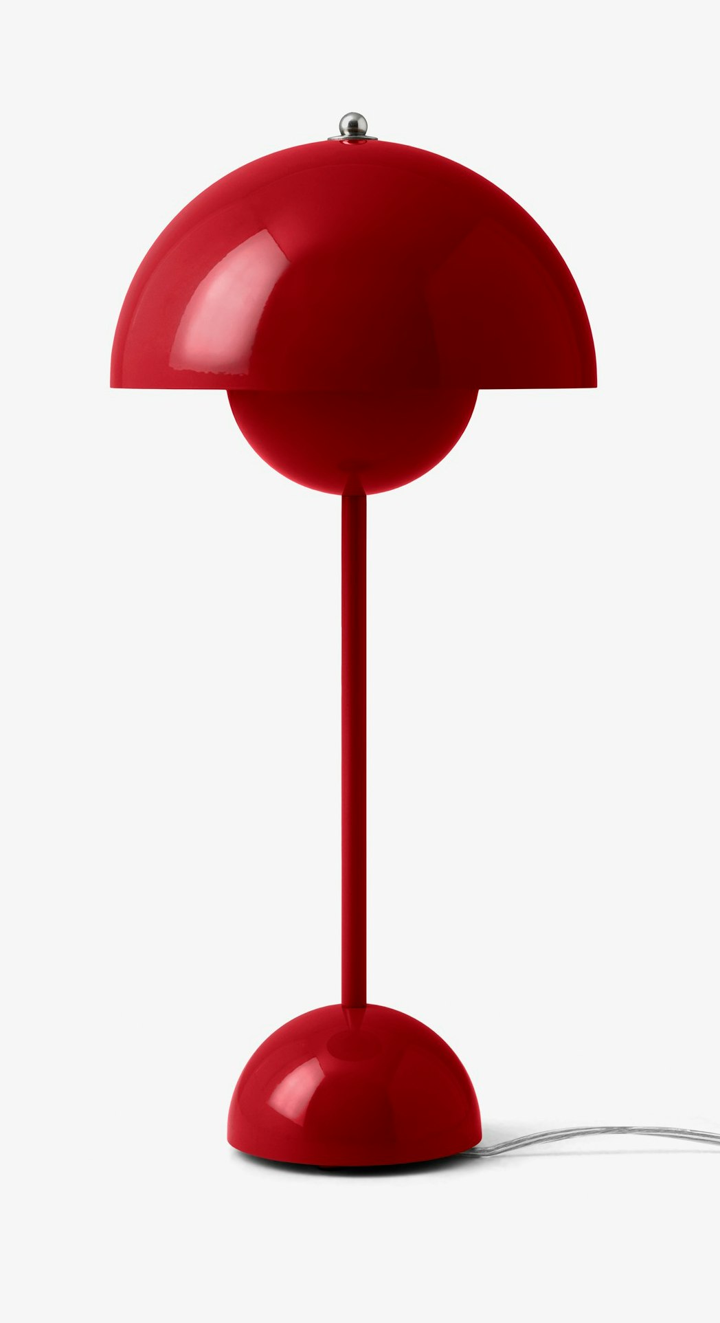VP3 Flowerpot Table Lamp - Vermillion Red