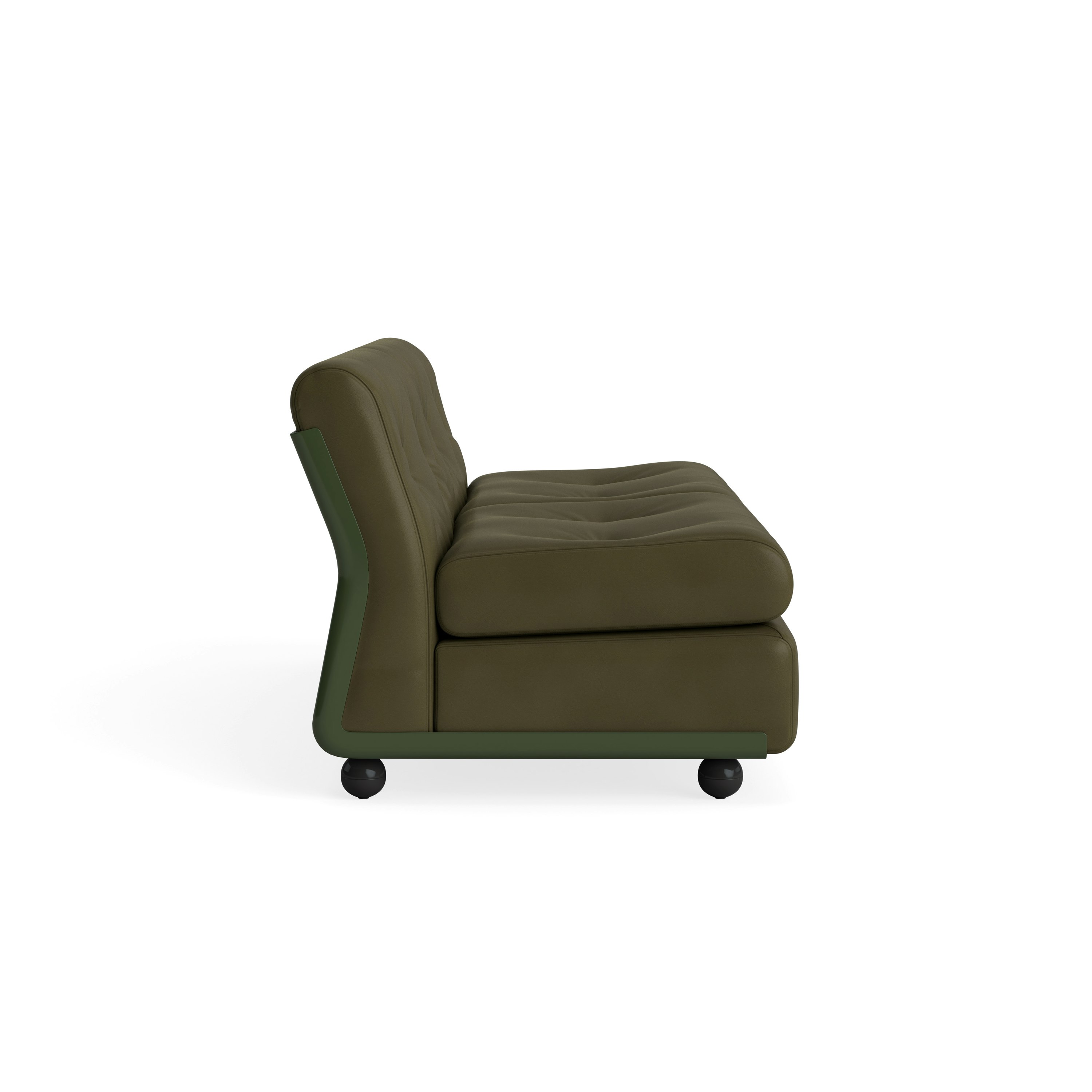 Amanta Sofa - Two Seater, Sense Leather, Forest Green, Bottle Green