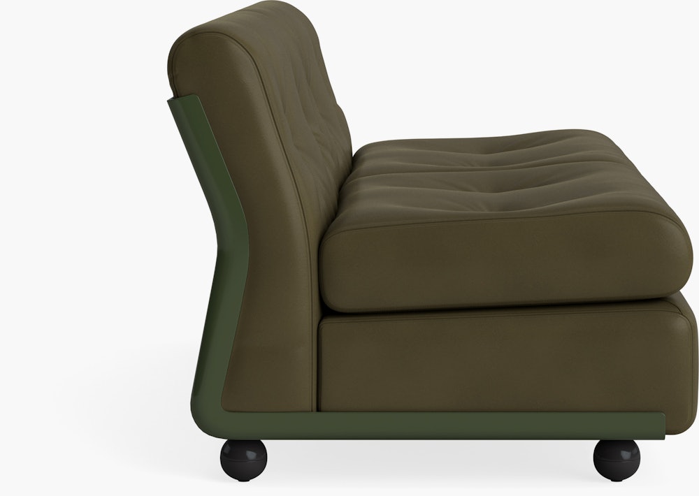 Amanta Sofa - Two Seater, Sense Leather, Forest Green, Bottle Green