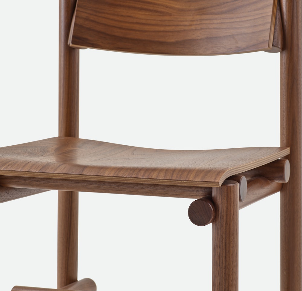 Muecke Side Chair - walnut