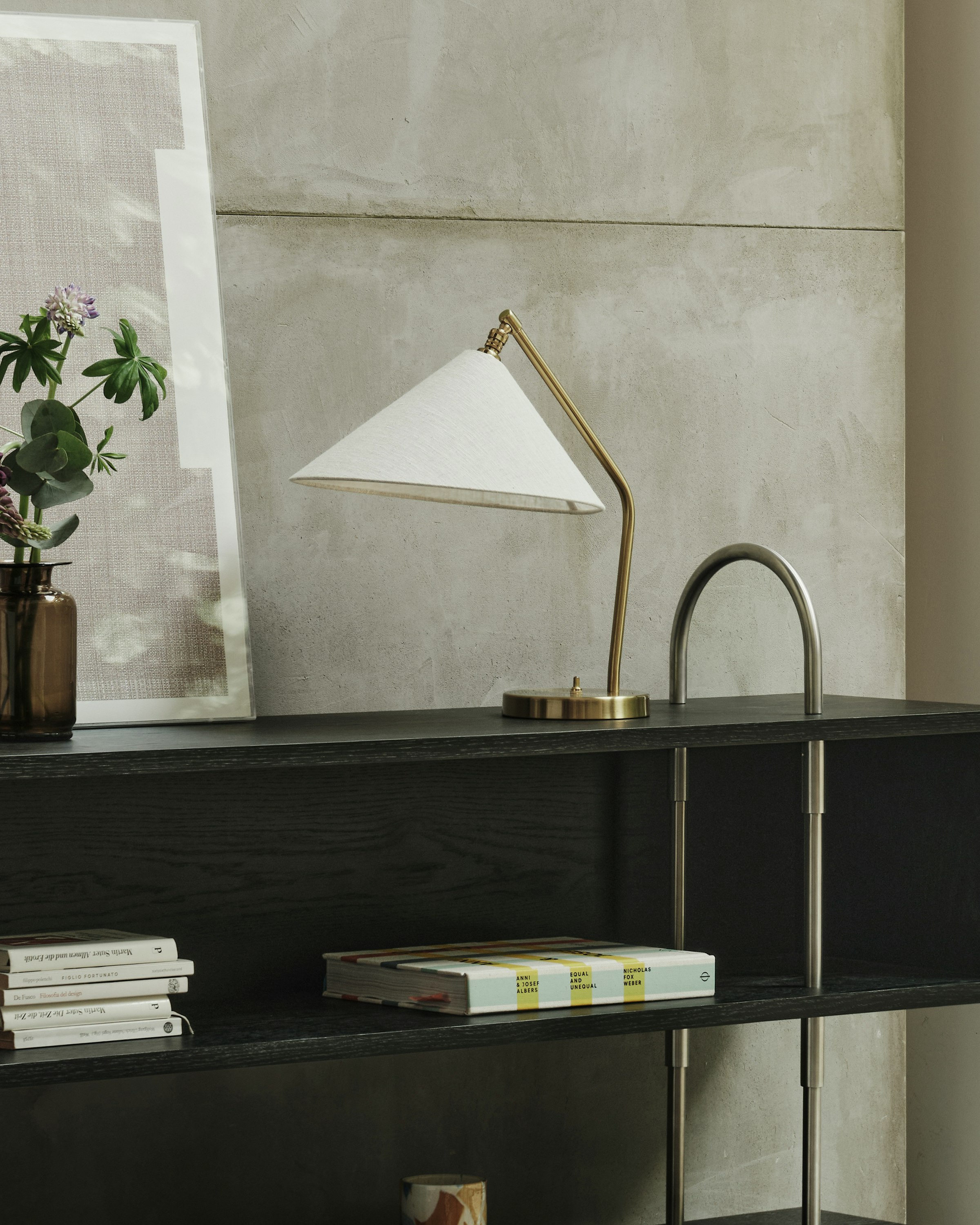 Grasshopper Canvas Shade Table Lamp