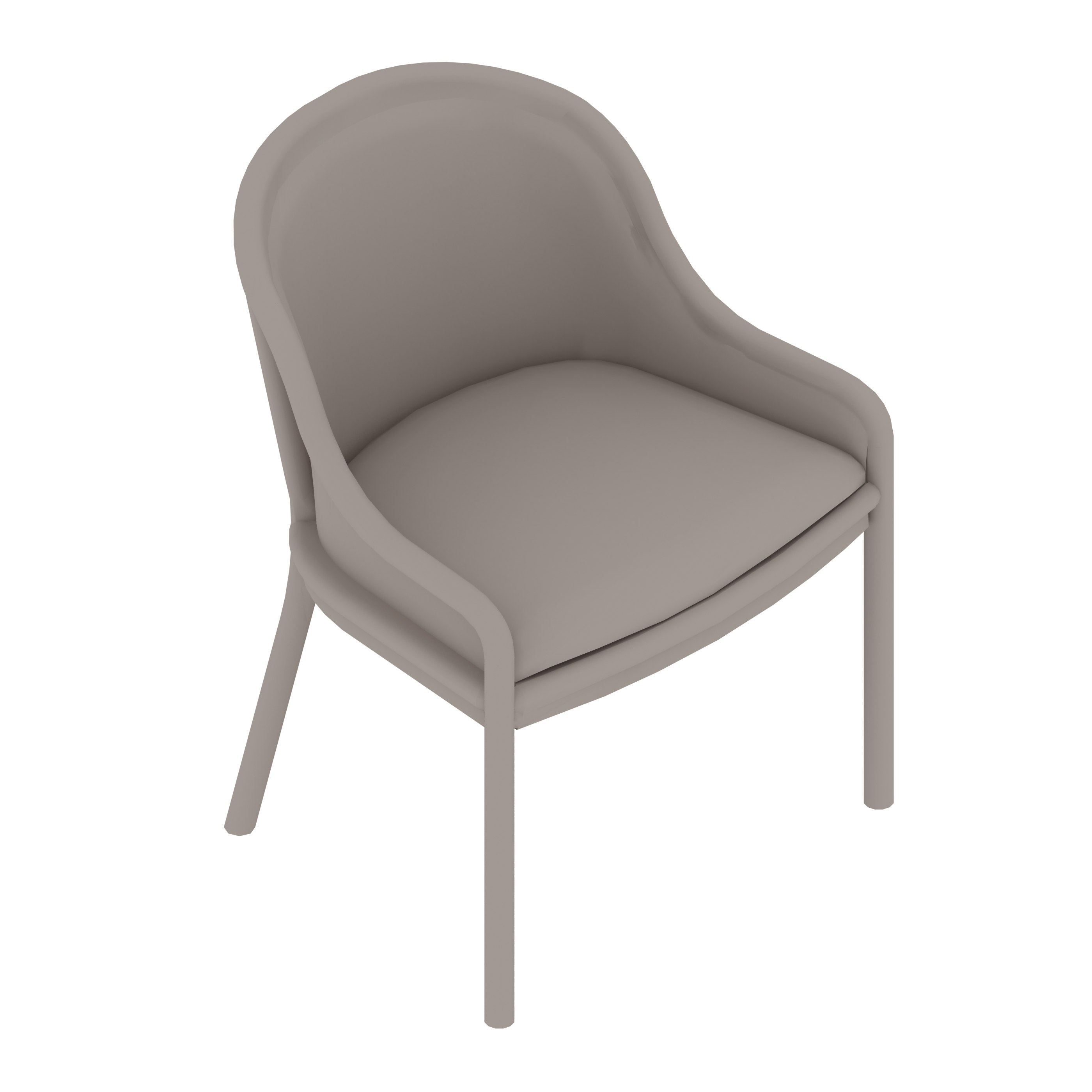 A generic rendering - Landmark Chair | French Upholstered | Low Arms