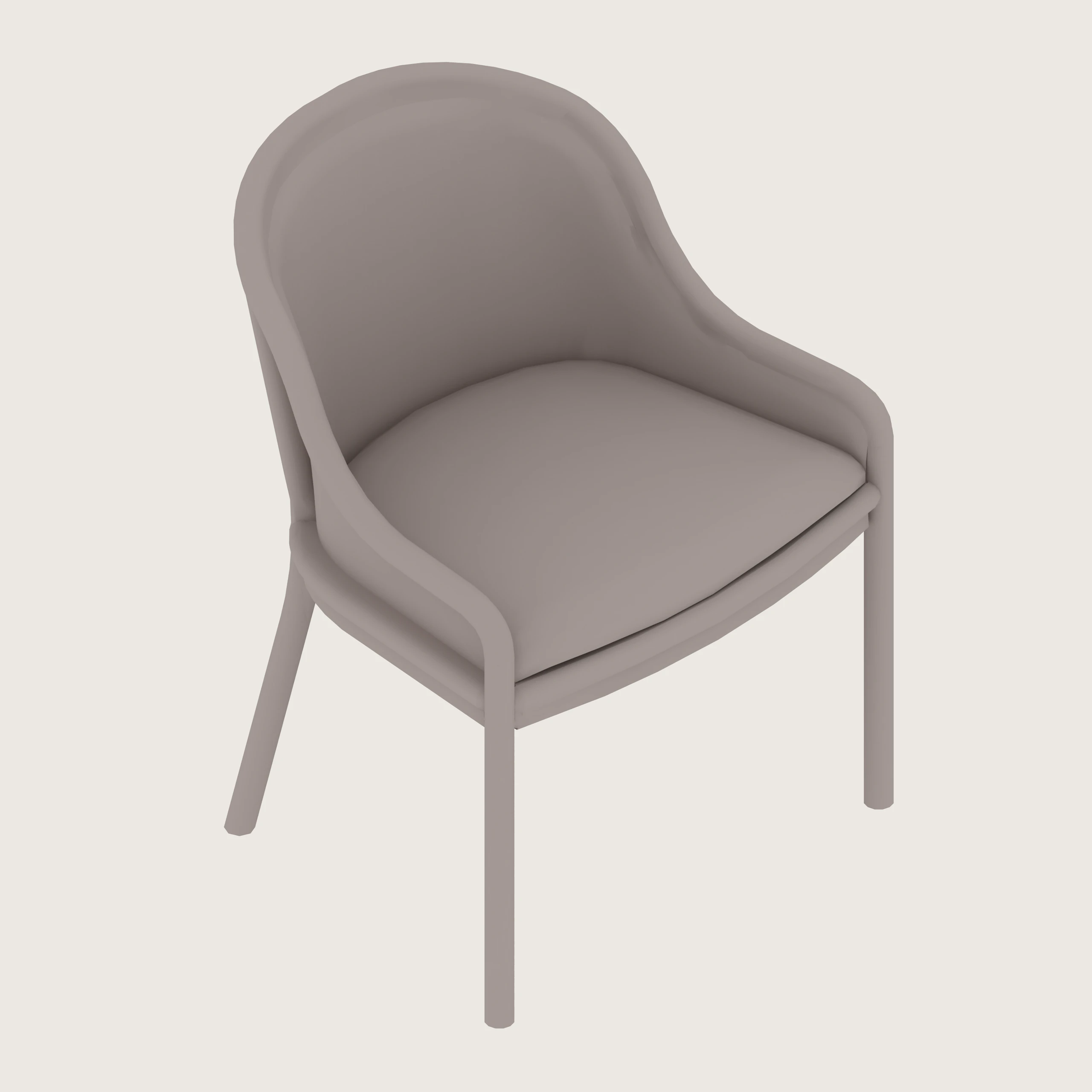 A generic rendering - Landmark Chair | French Upholstered | Low Arms