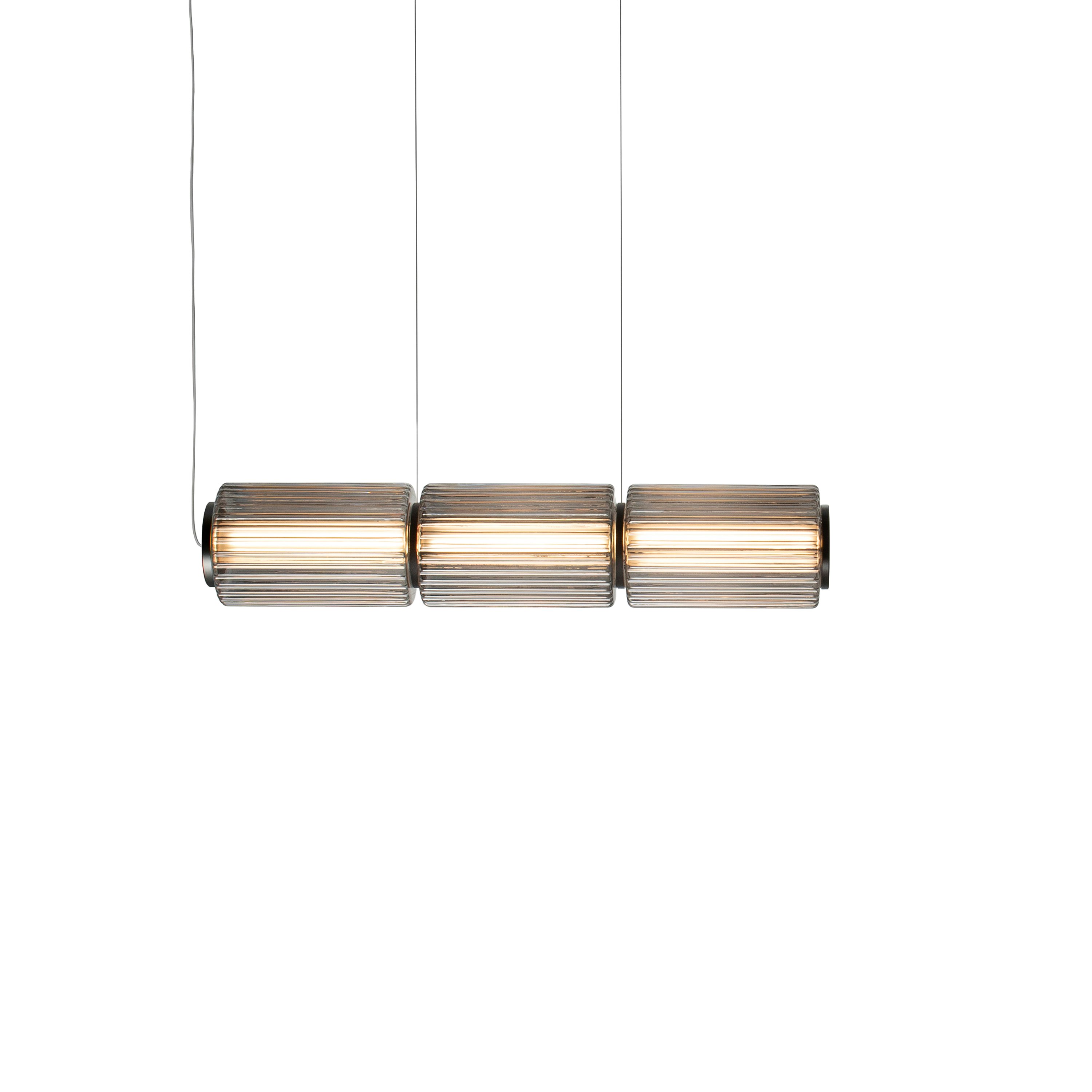 Column 175 Horizontal Pendant 3 - Carbon