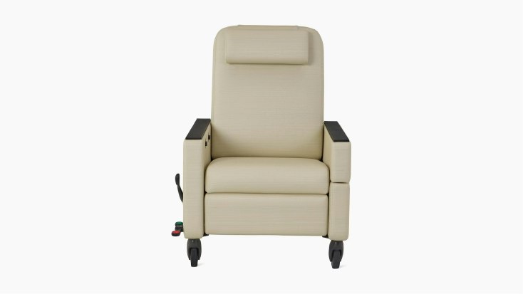 Gemma Recliner, standard recliner with fold-down arm.