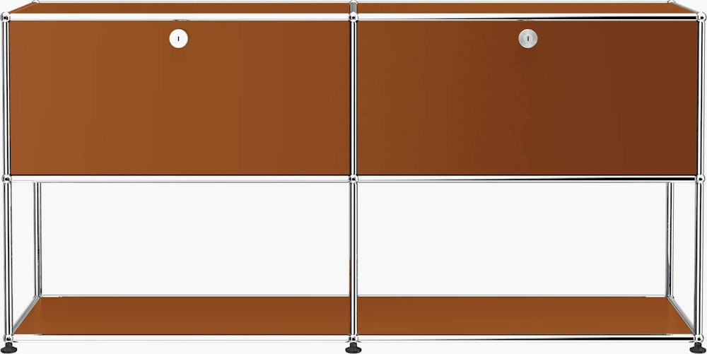 USM Haller Credenza - Open Storage, Sahara