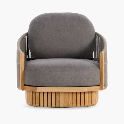 Softlands Swivel Lounge Chair - blend,  coal Softlands Swivel Lounge Chair - blend,  coal