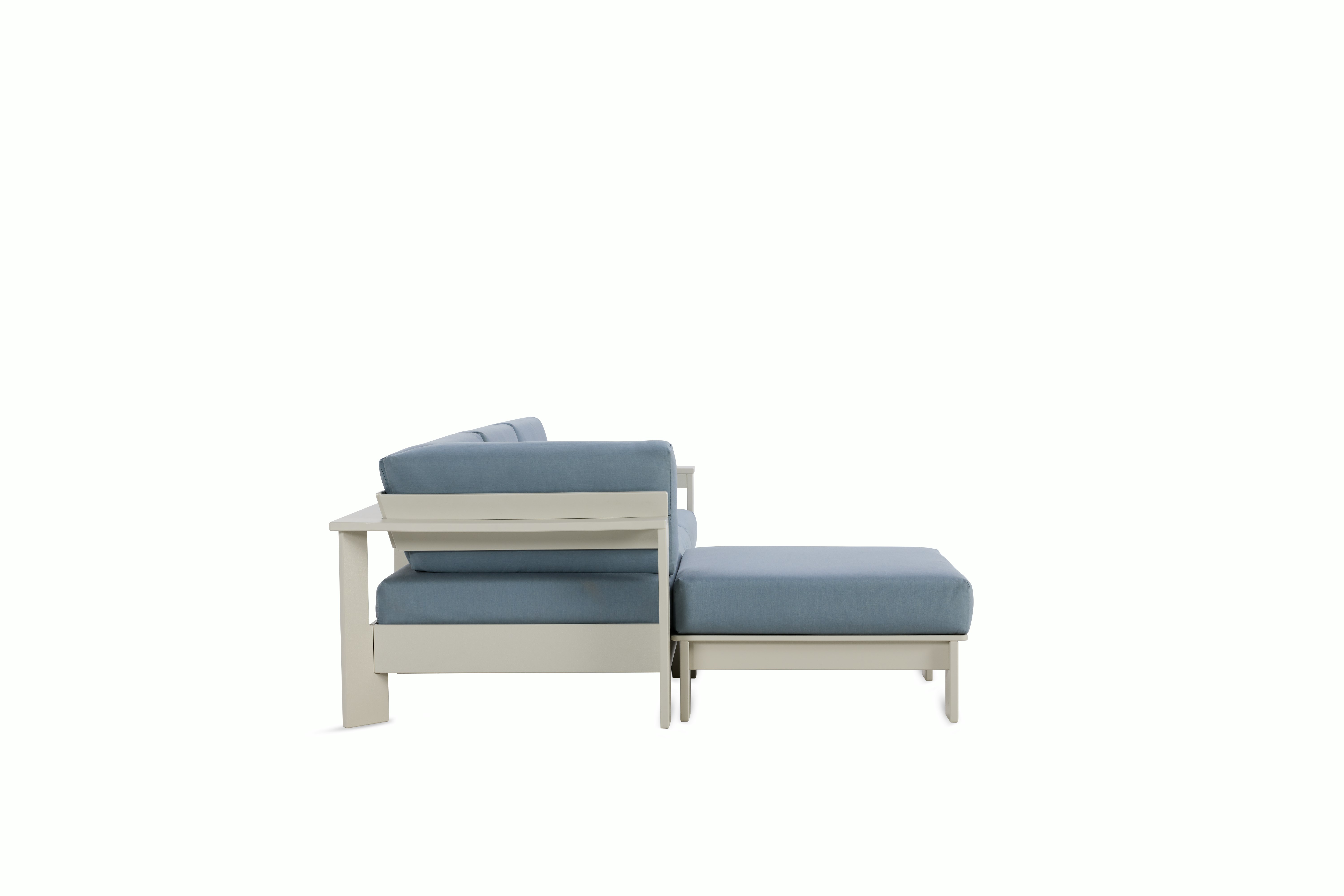 Pepin Sectional with Chaise - fog,   haze