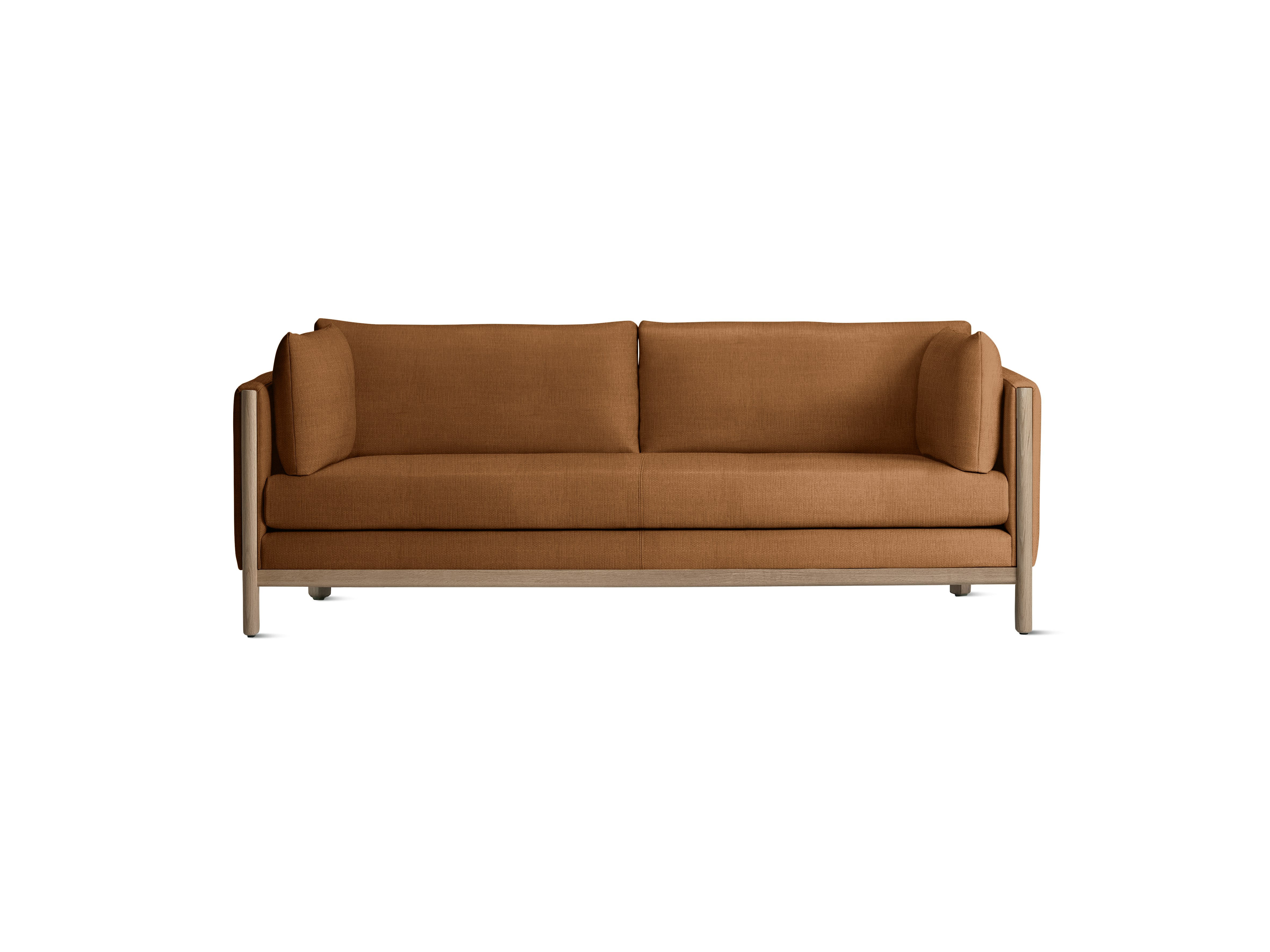 Emmy Sofa, 80 In, Crypton Robusta, Rattan , Oak