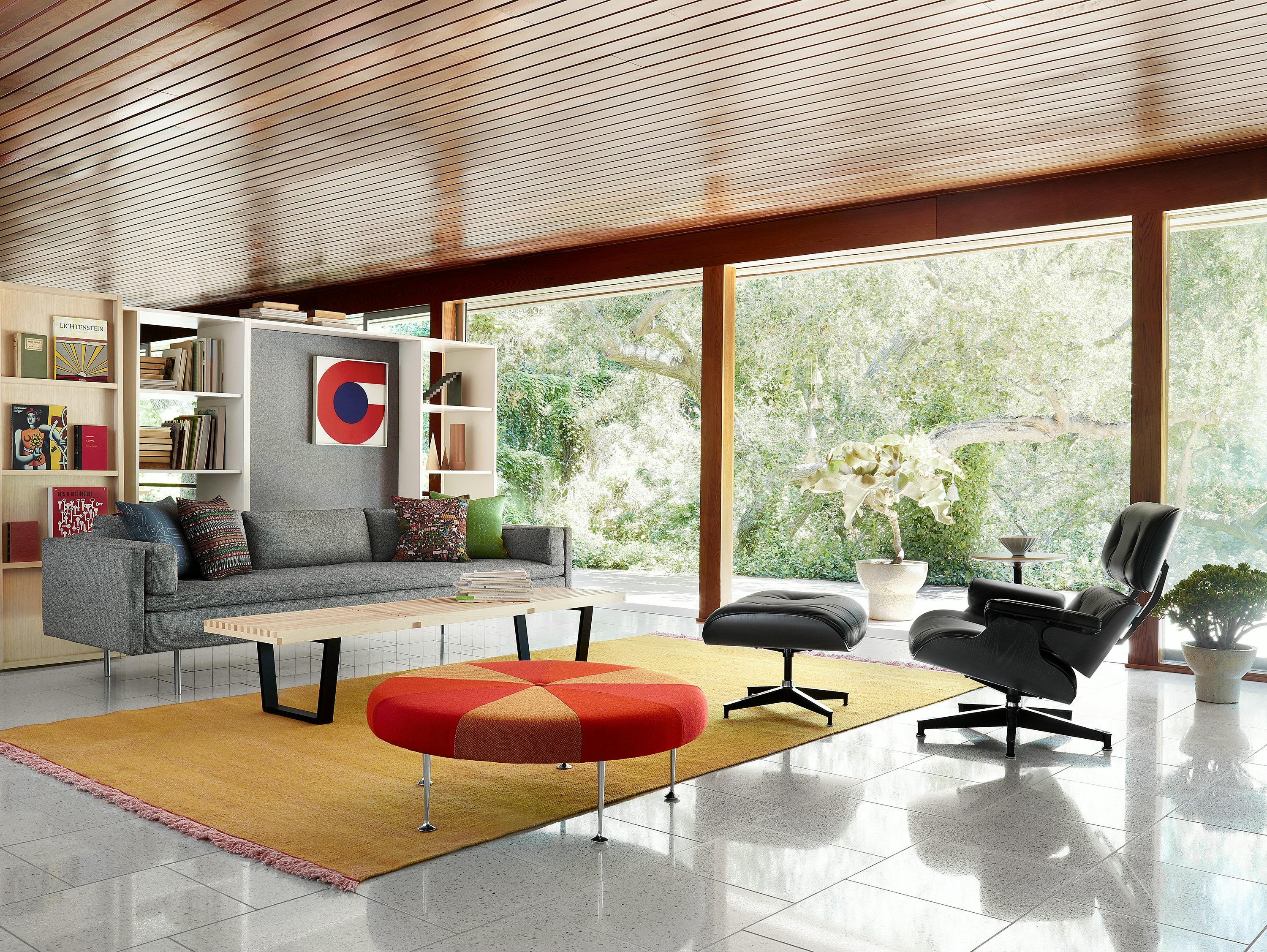 Girard Color Wheel Ottoman