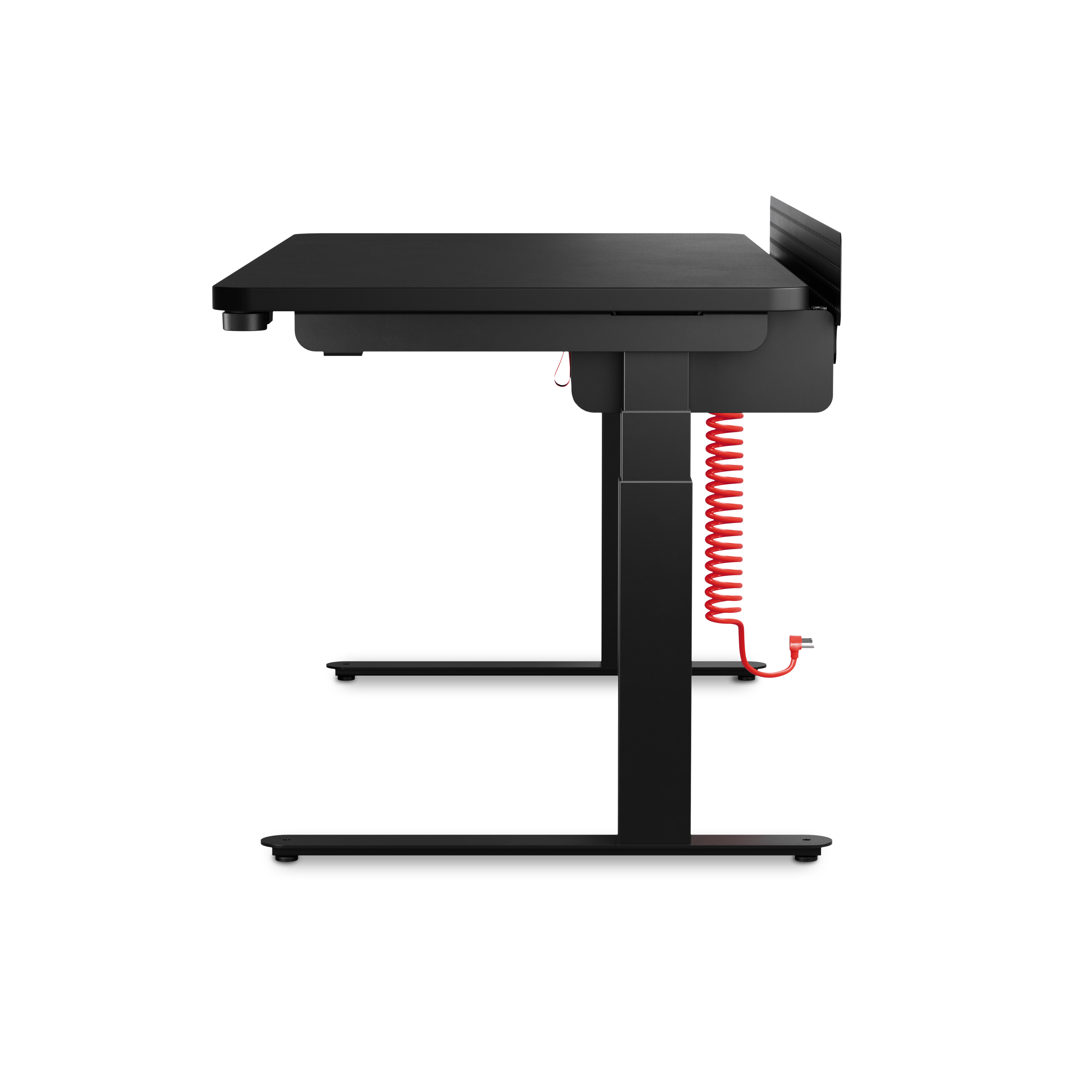 Coyl Gaming Desk - Black,  Ultra Black,  Cable Manager,  Shroud