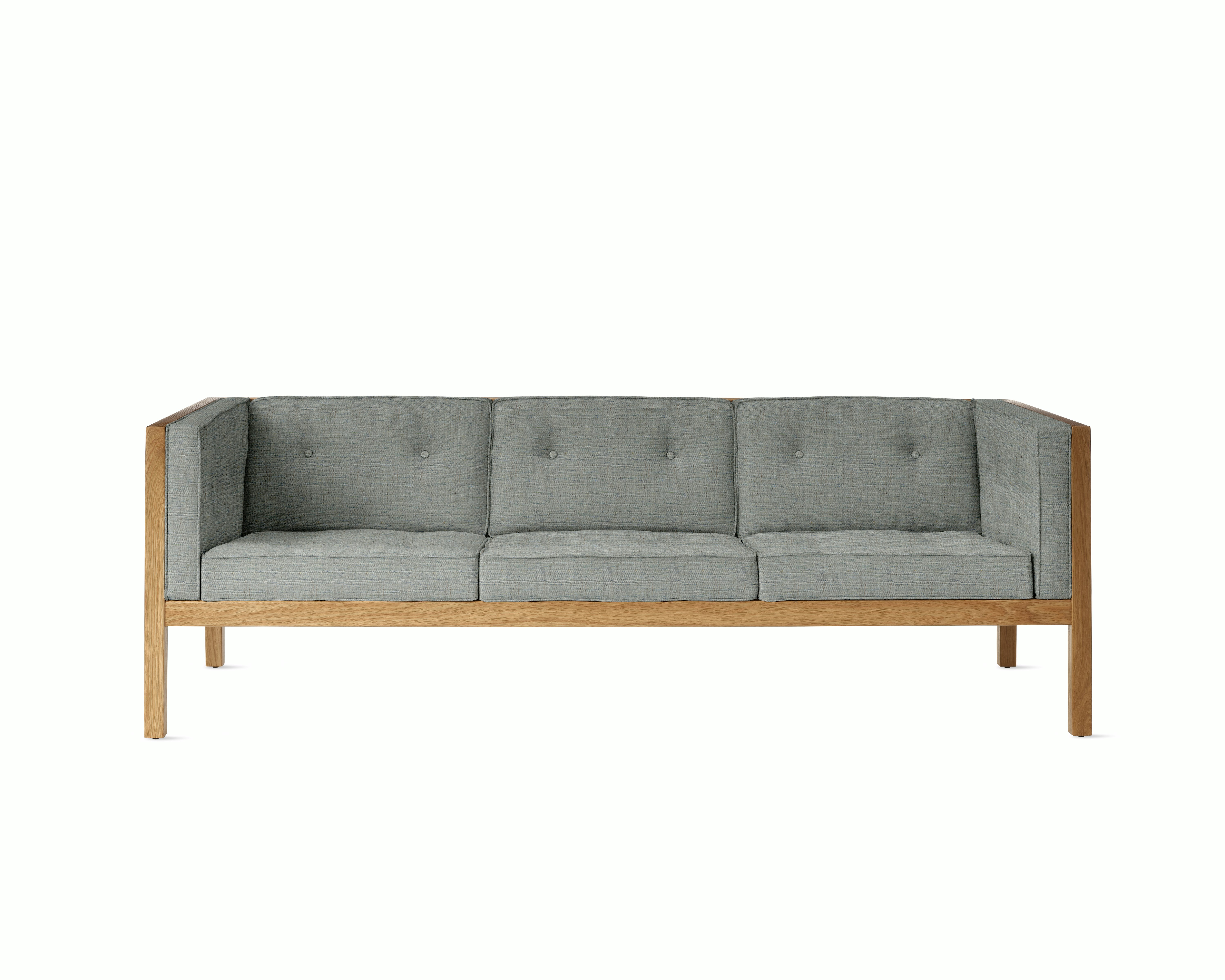 Cube Sofa - 80,  Rowan,  Daydream,  Oak