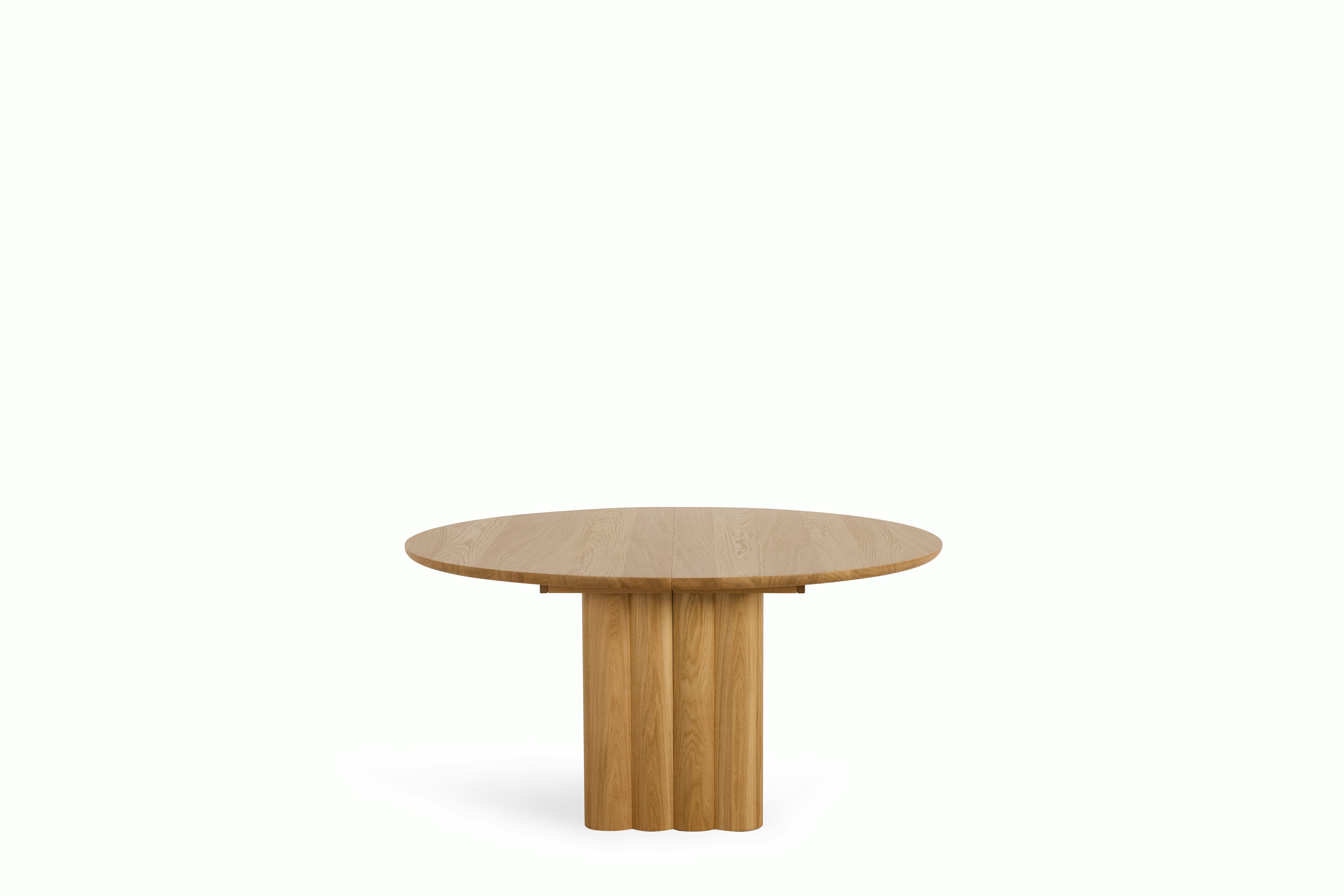 Plush Extension Dining Table - oak