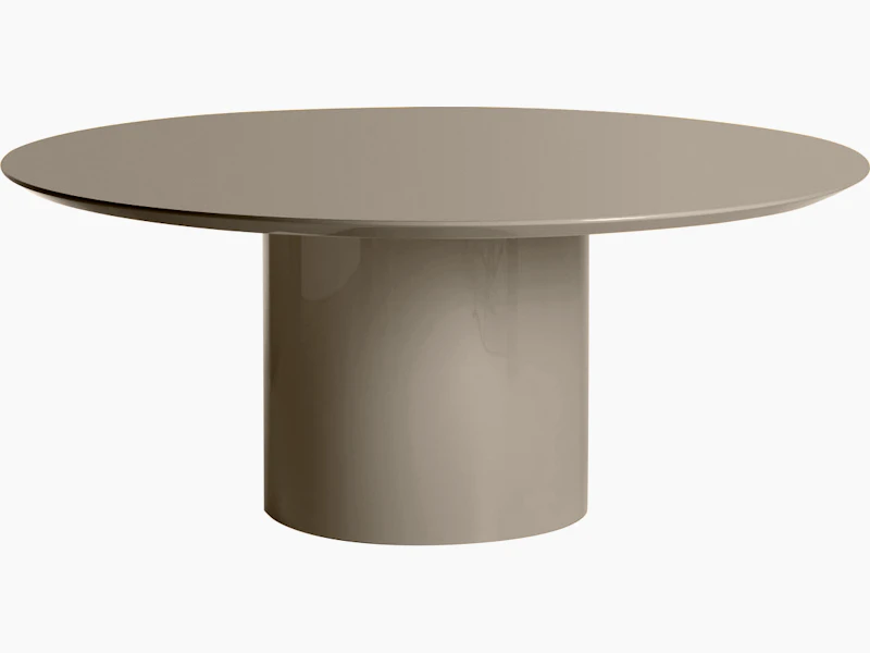 Myon Dining Table - Round, 70", Truffle"