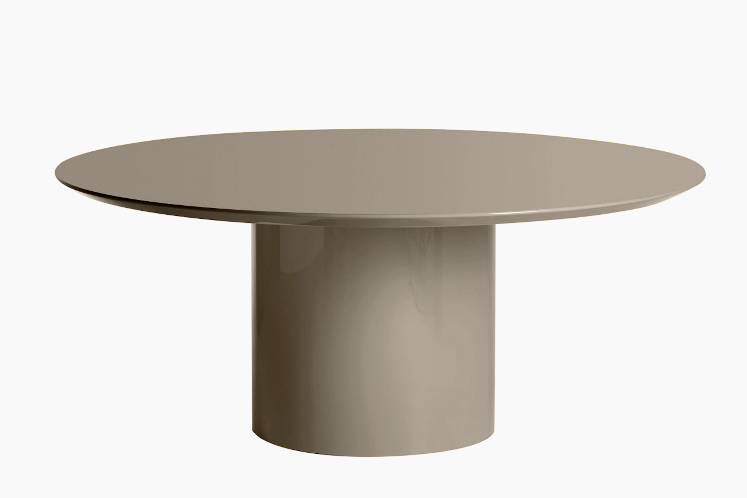 Myon Dining Table - Round, 70", Truffle"