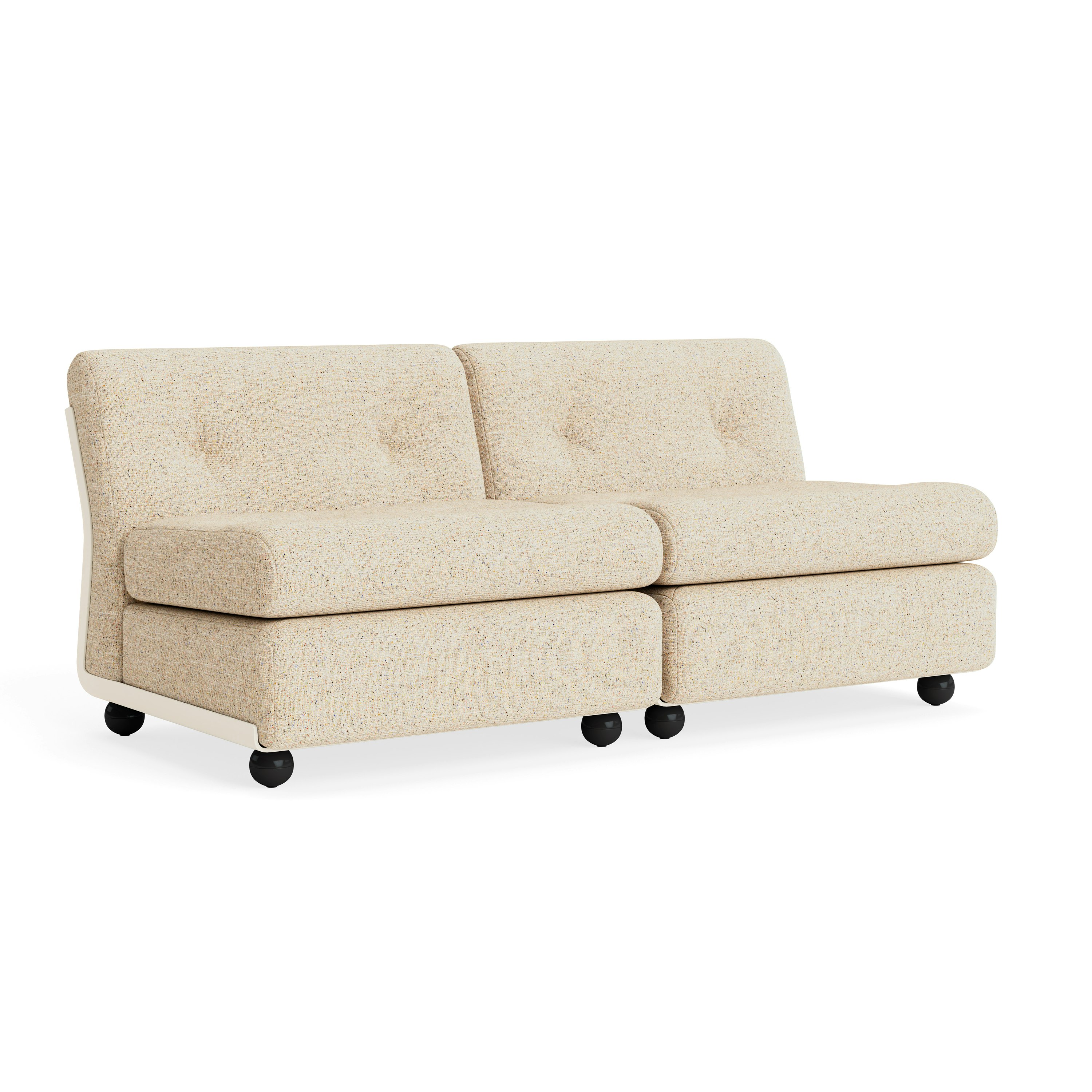 Amanta Sofa - Two Seater, Bolgheri, Natural, Cream Beige