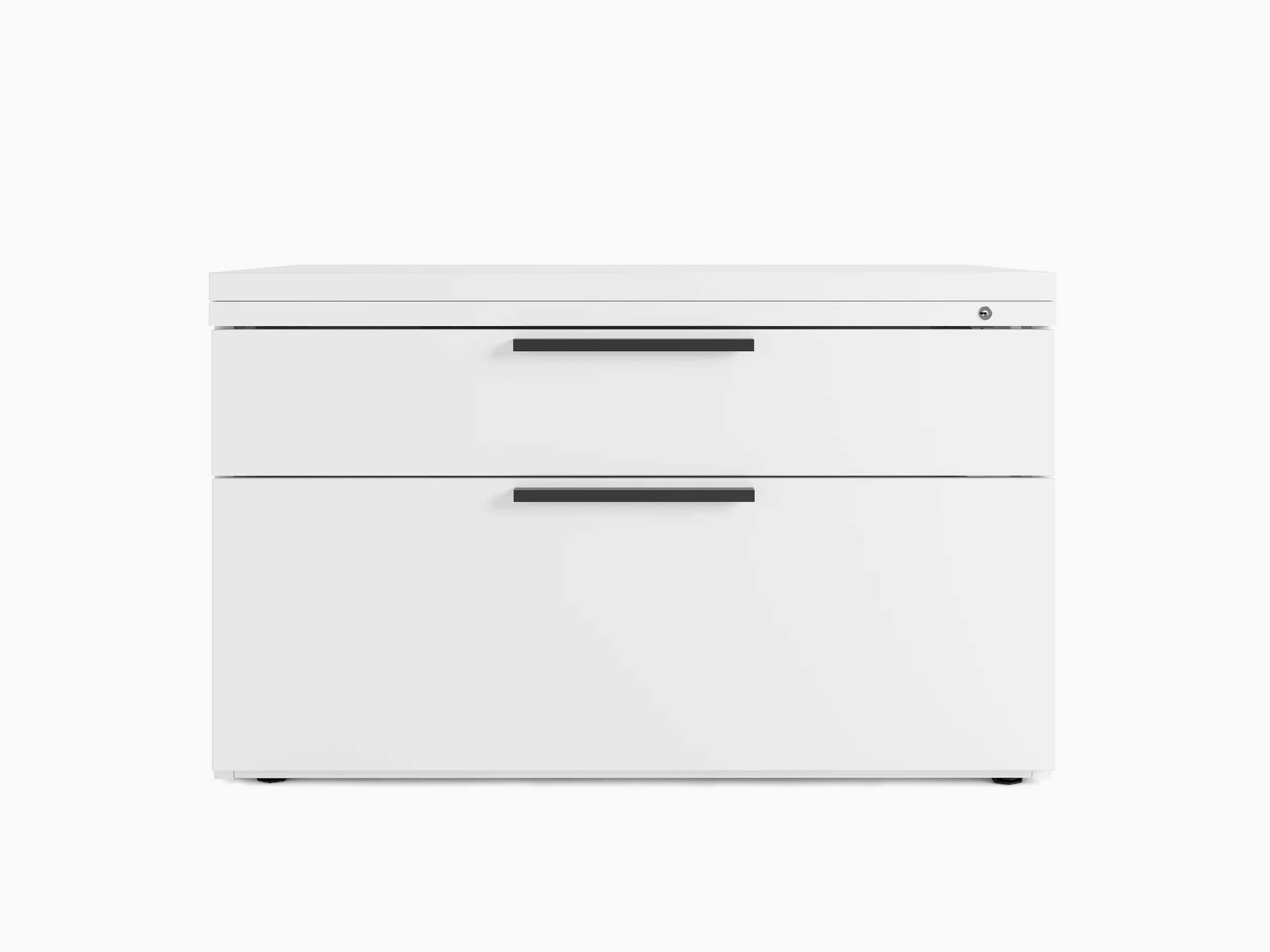 White Series 2 closed credenza files.