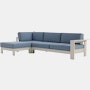 Pepin Sectional with Chaise - fog,   haze