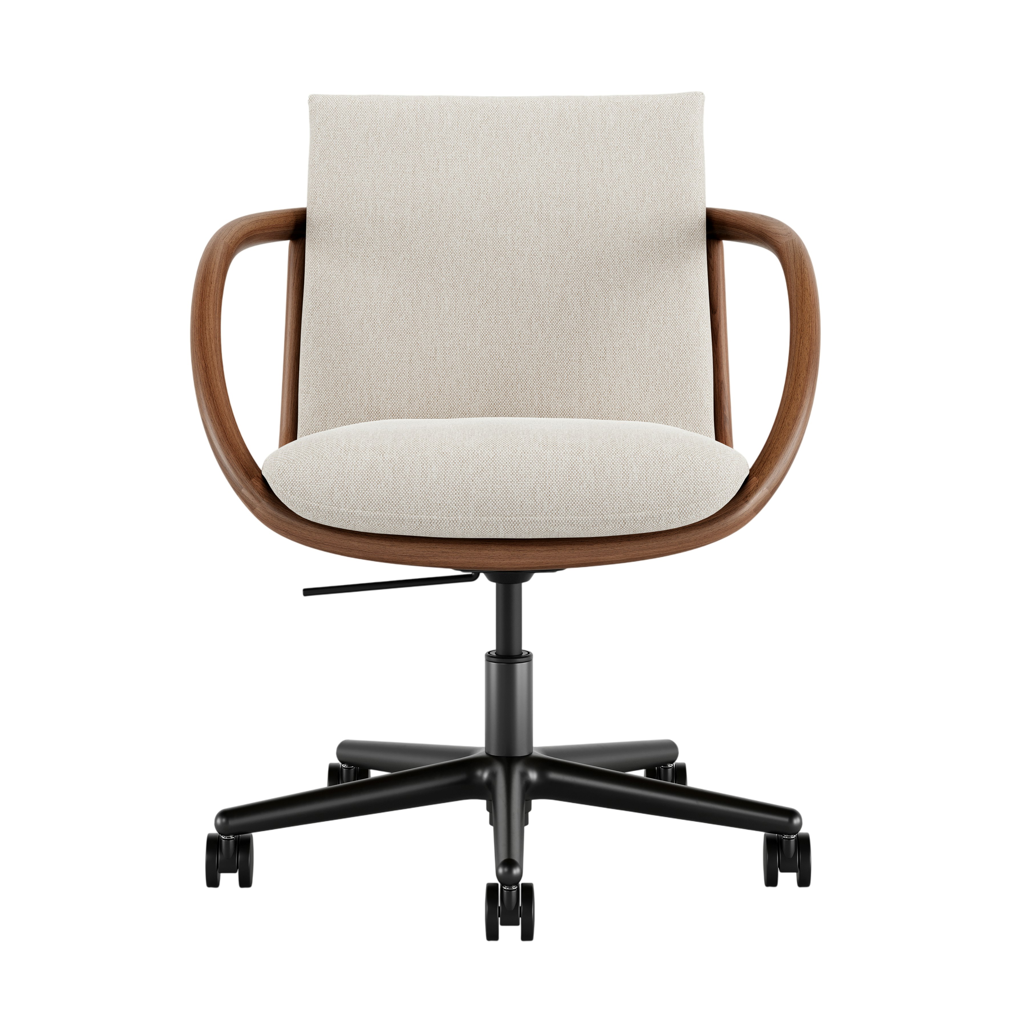 Full Loop Task Chair - Mode Clavicle,  Walnut,  Black