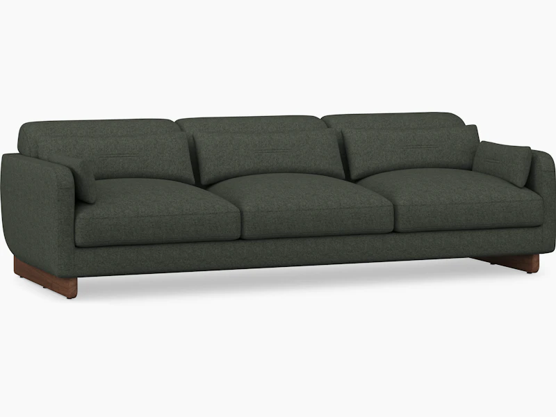 Contra Sofa - 99 Inch, Pecora, Hunter, Walnut