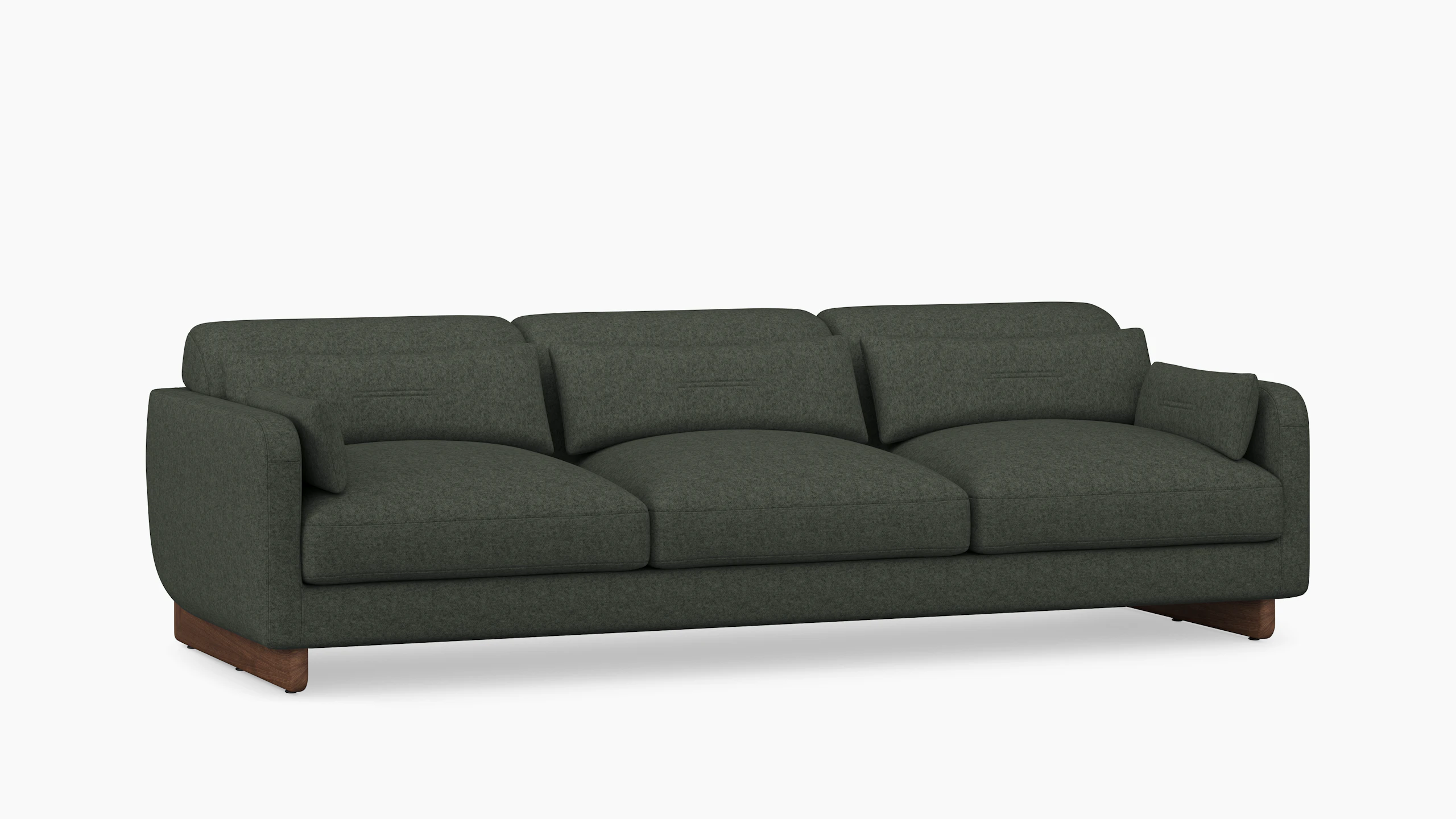 Contra Sofa - 99 Inch, Pecora, Hunter, Walnut