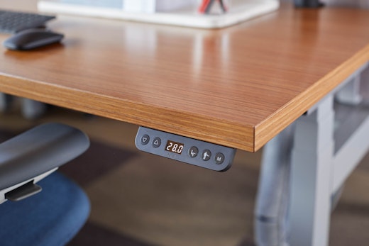 k. bench height-adjustable benching digital switch detail