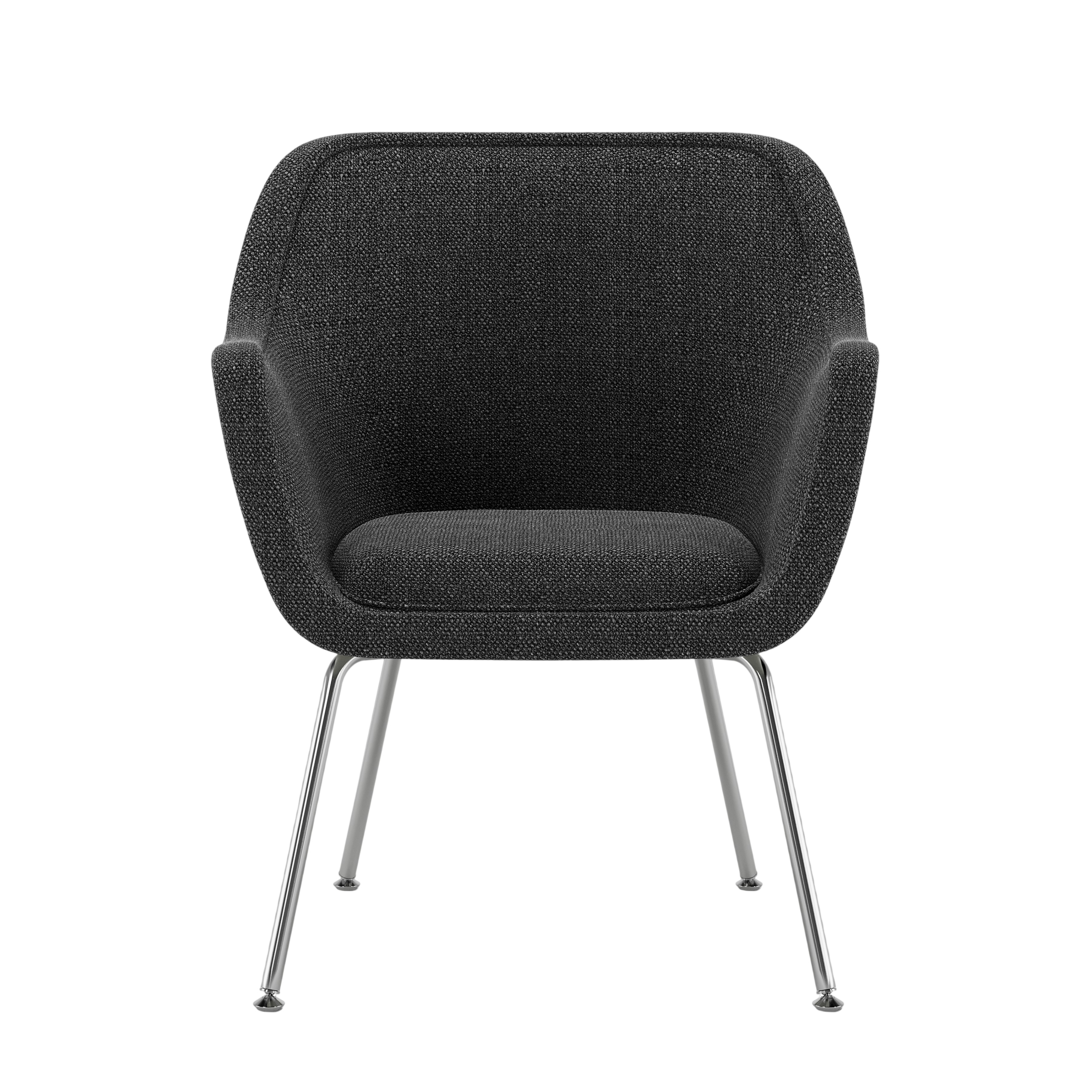 Bumper Armchair - High Arm, Capri Graphite
