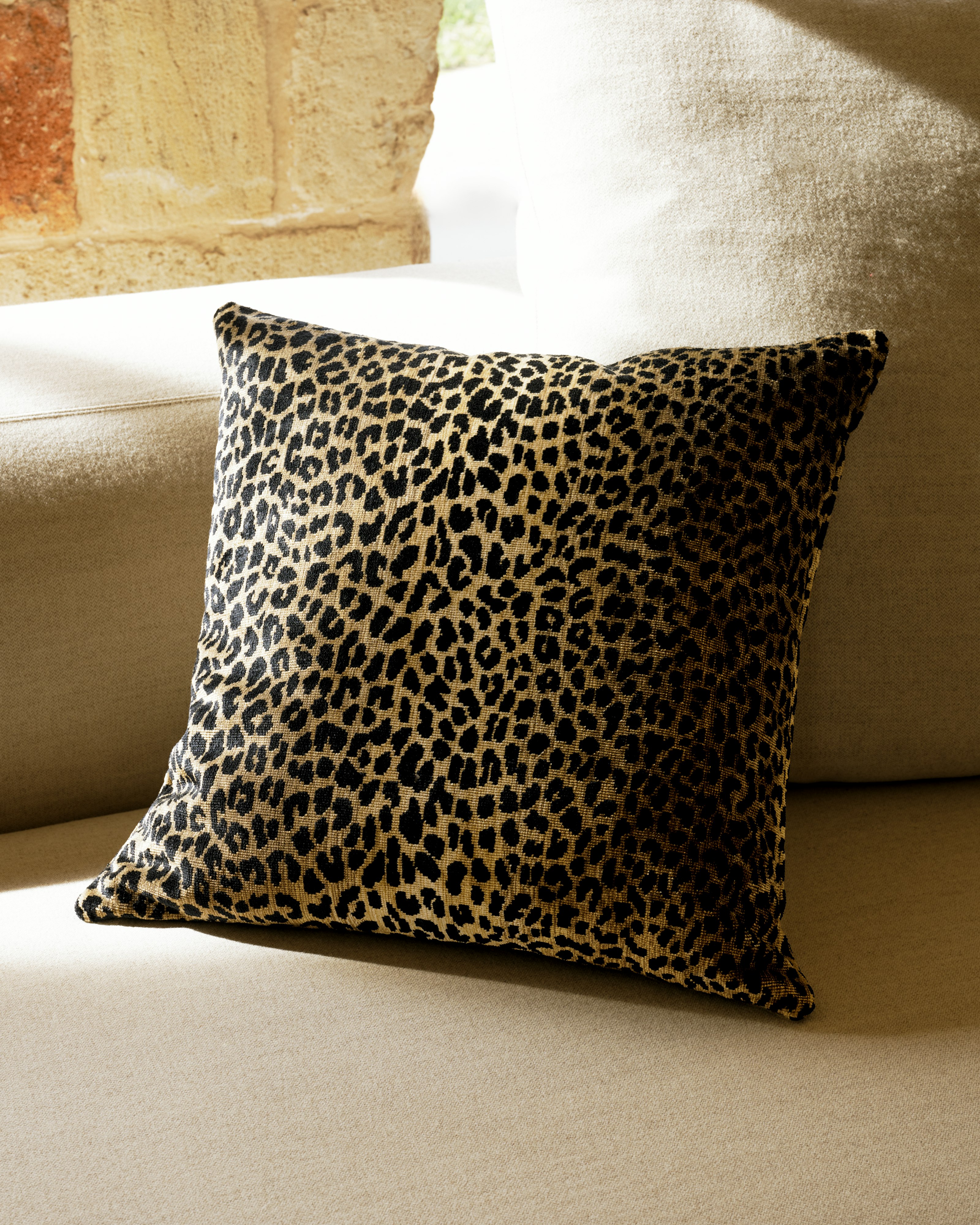 Clarence House Leopard Pillow