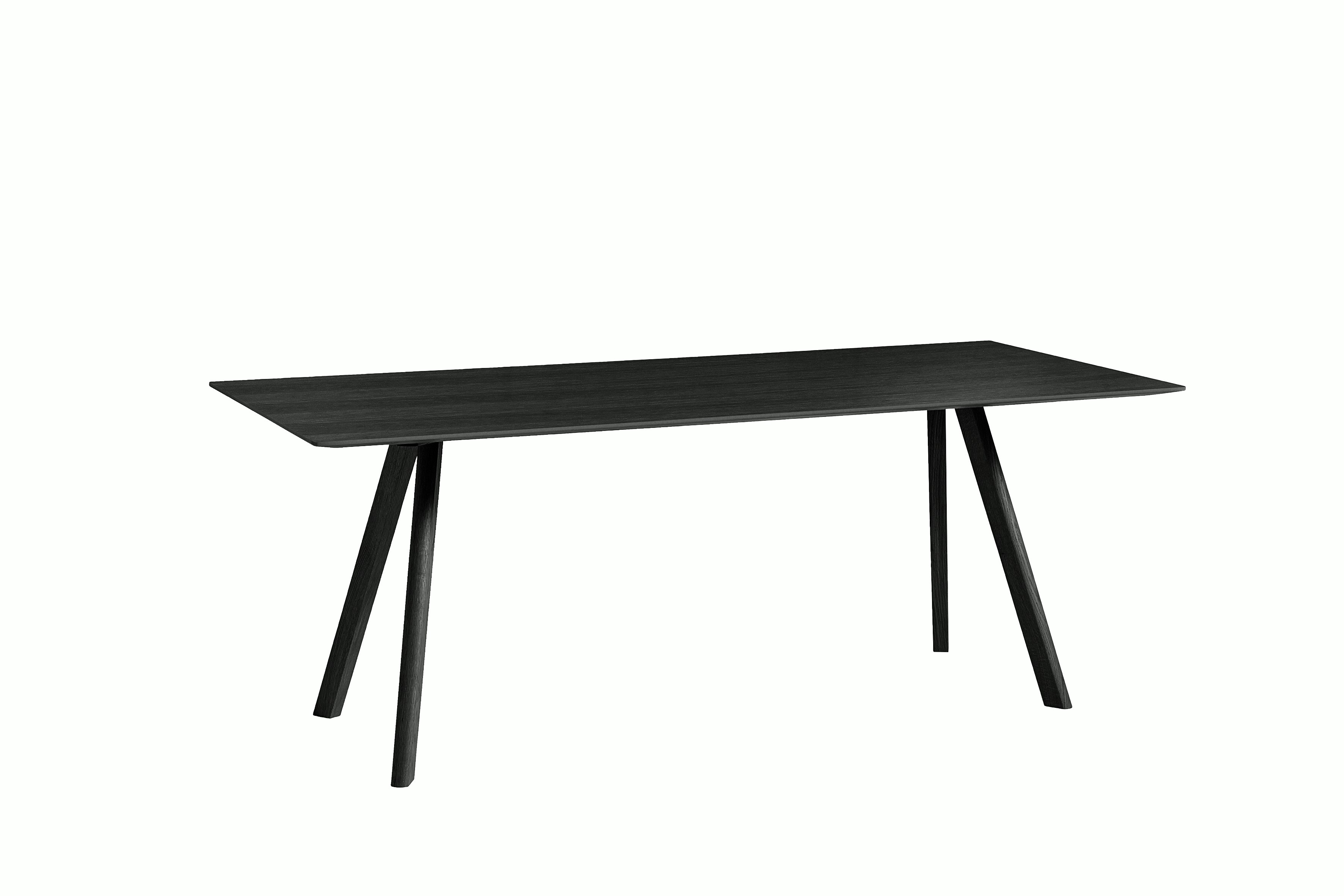 Copenhague 30 Dining Table 2.0 - Black / Black, 78.75 inch