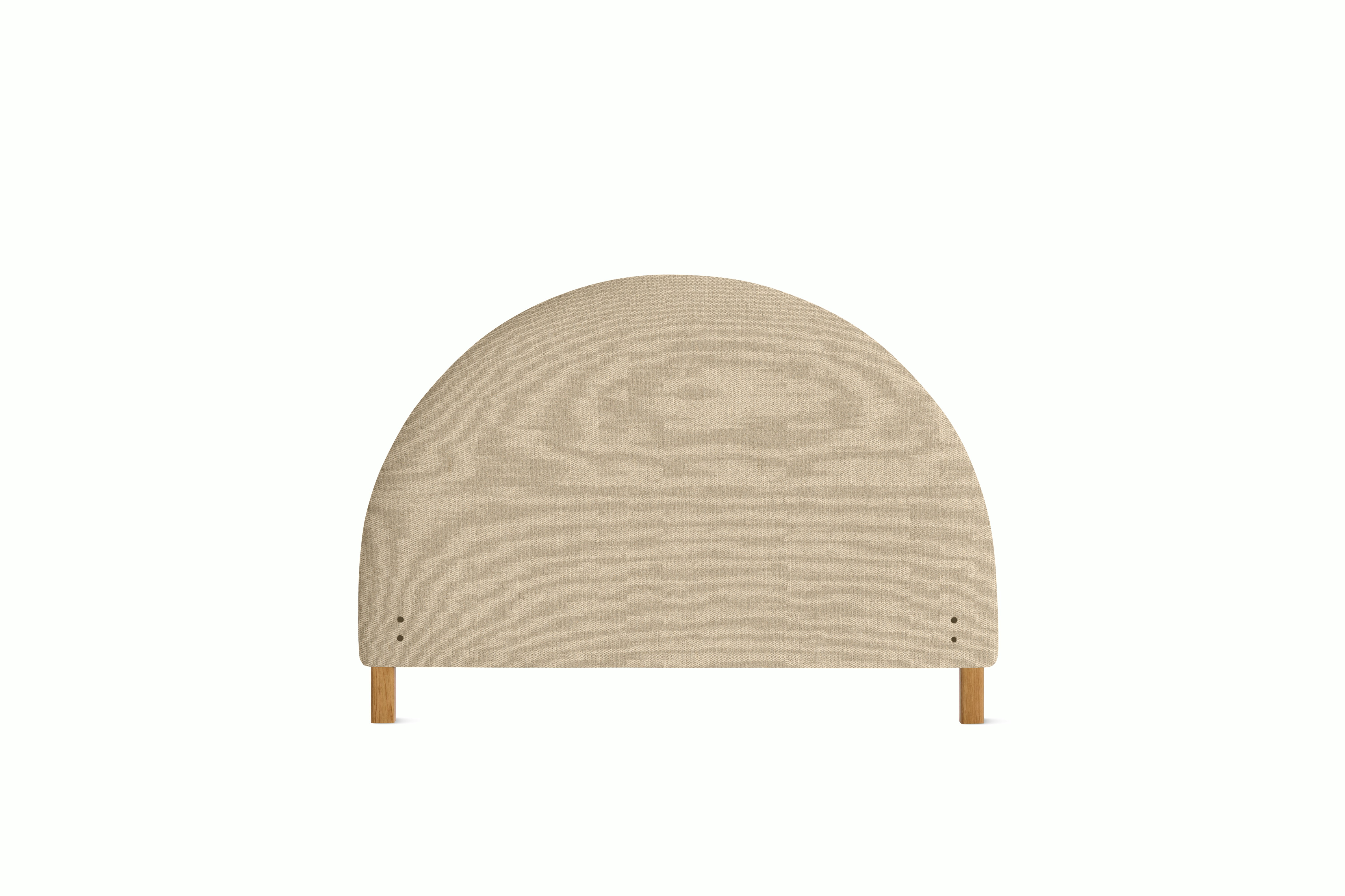 Demi Headboard in Oak,  Album Linen,  Straw