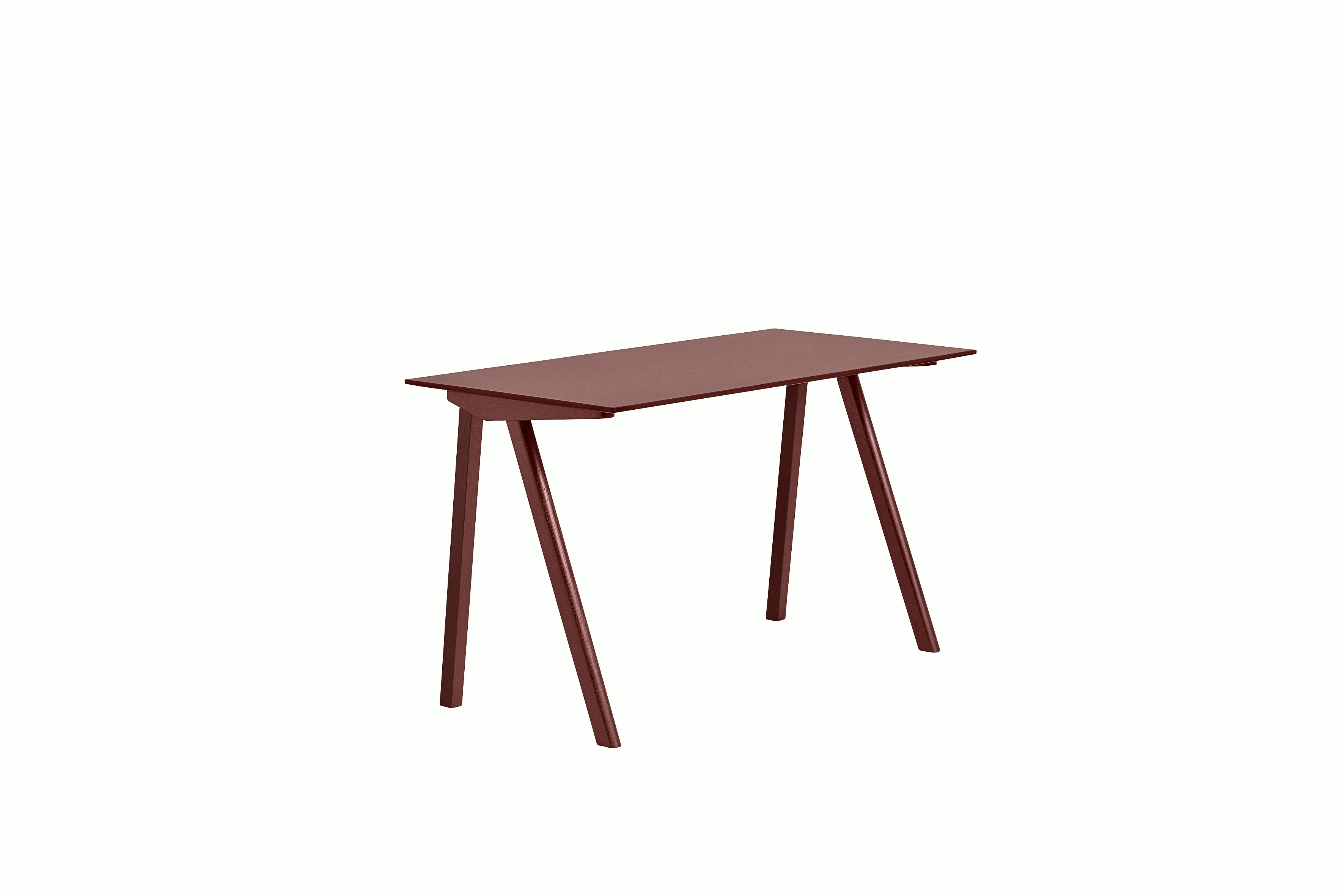 Copenhague 90 Desk 2.0 - Burgundy / Bordeaux Oak