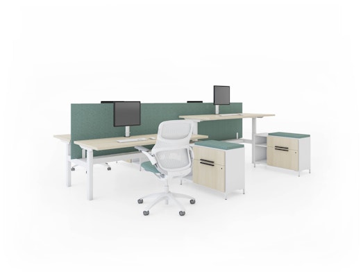 generation anchor raised foot credenza cushion kbench benching height adjustable screens 