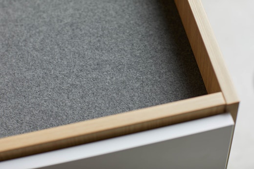 anchor tray top liner PET felt mobile pedestal accessory personal storage organization goldmound yellow