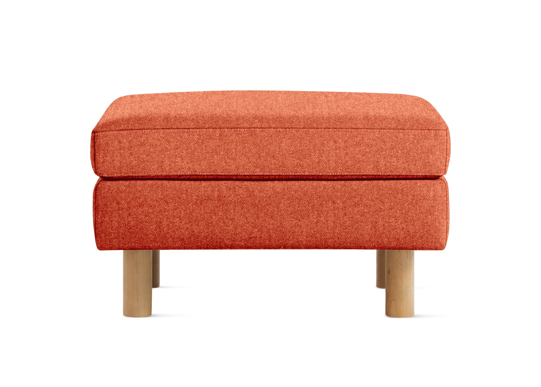 Lispenard Ottoman -  H, Luce, Swelter, Oak