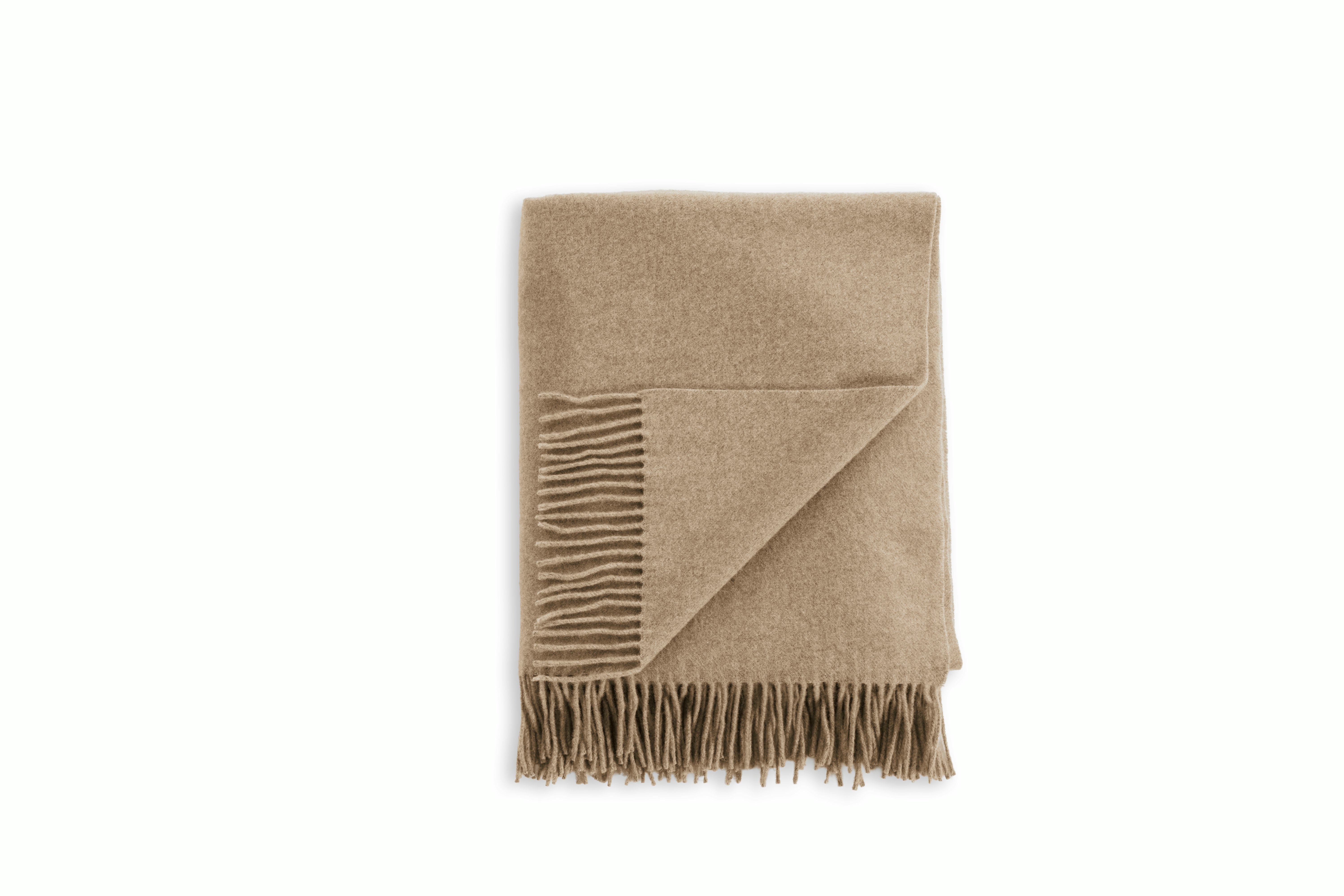 Geneva Cashmere Throw - Taupe