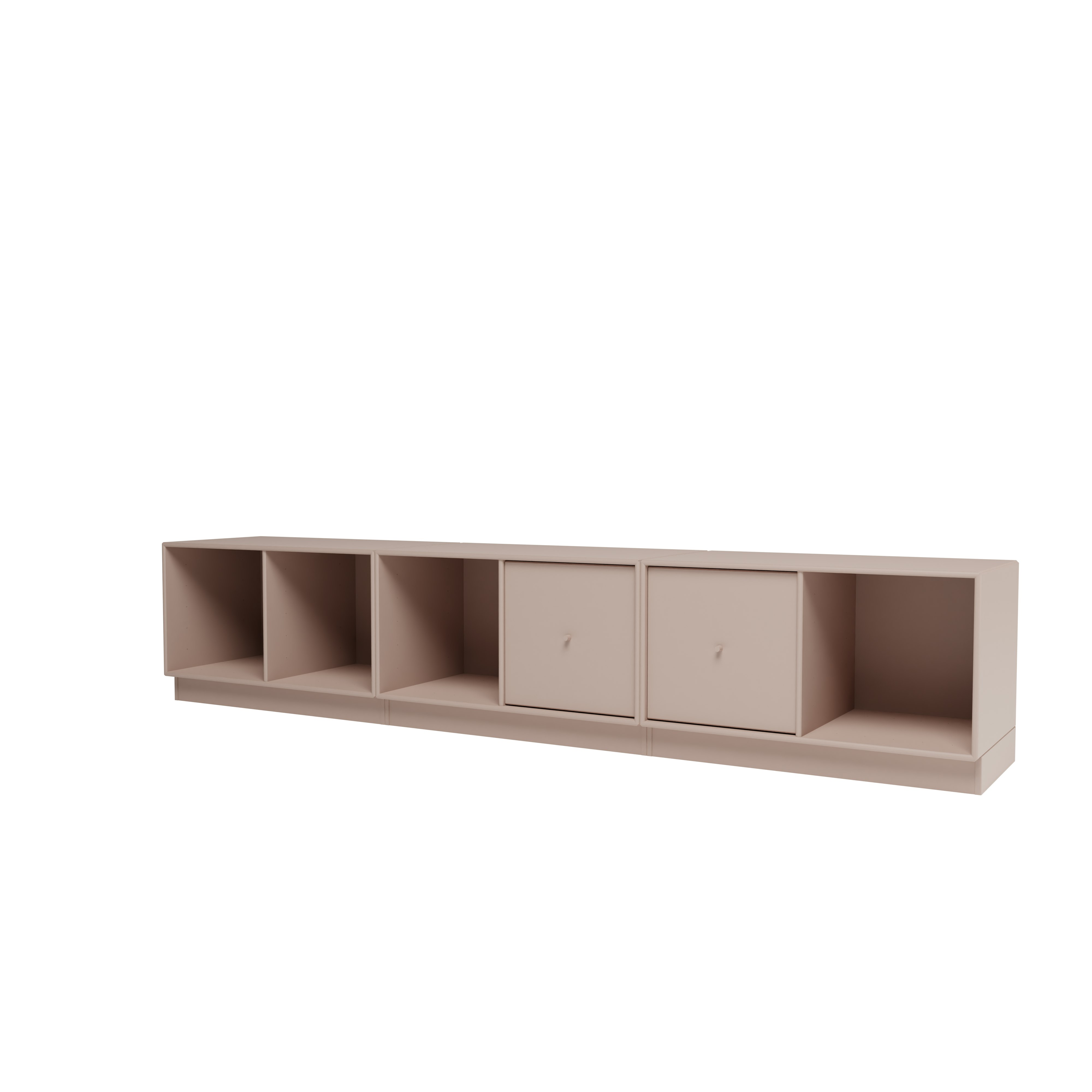 Rest Storage Bench - Bench, 15", Plinth, With Drawers, Mushroom
