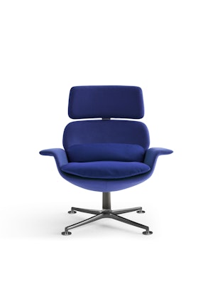 KN02 high back chair ottoman reclining recline piero lissoni lounge chair